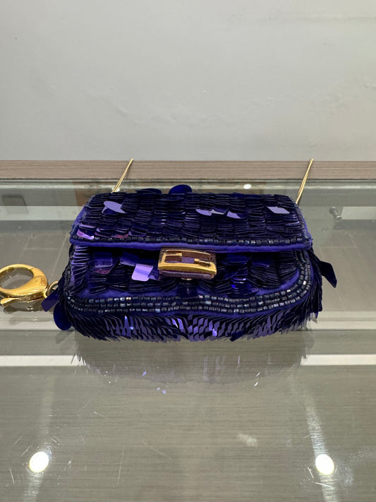 Fendi - Baguette Mini - Sequins - Purple - (mini)