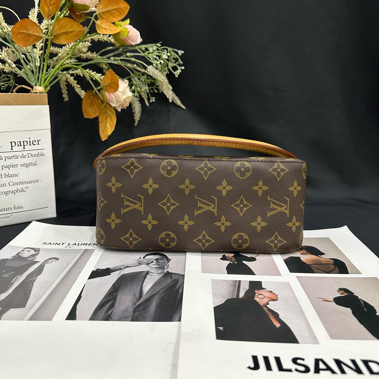 Louis Vuitton - Loop Bag - Monogram canvas with Vachetta leather trim - Brown - (Medium)