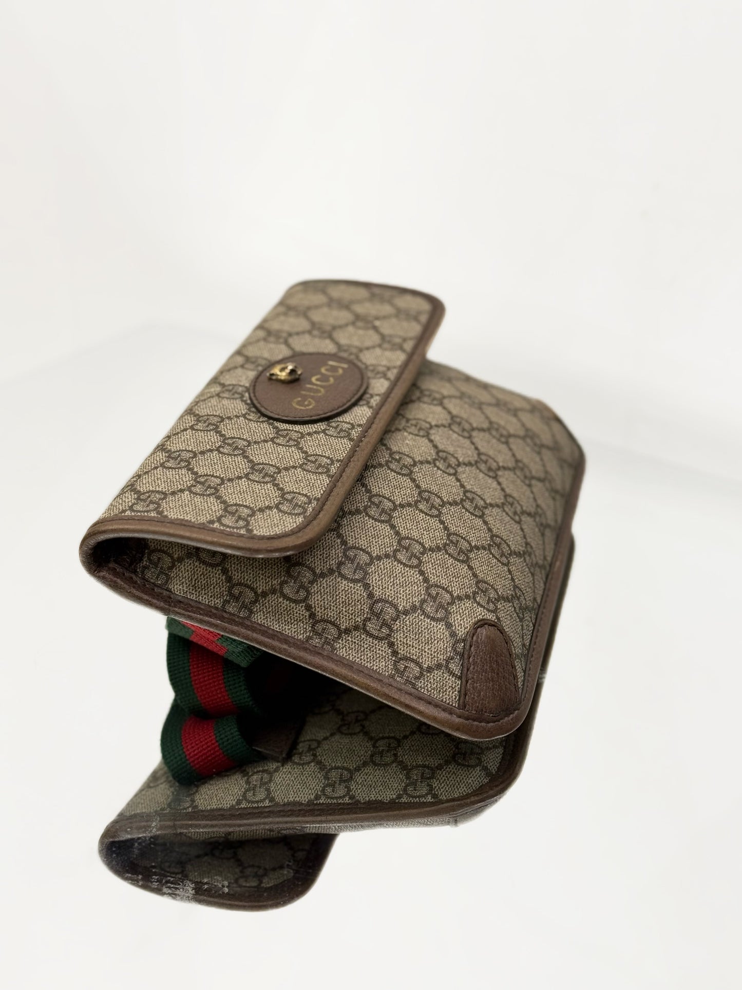 Gucci - GG Supreme Neo Vintage Tiger Head Belt Bag - GG Supreme canvas with leather trim - Beige - (small)