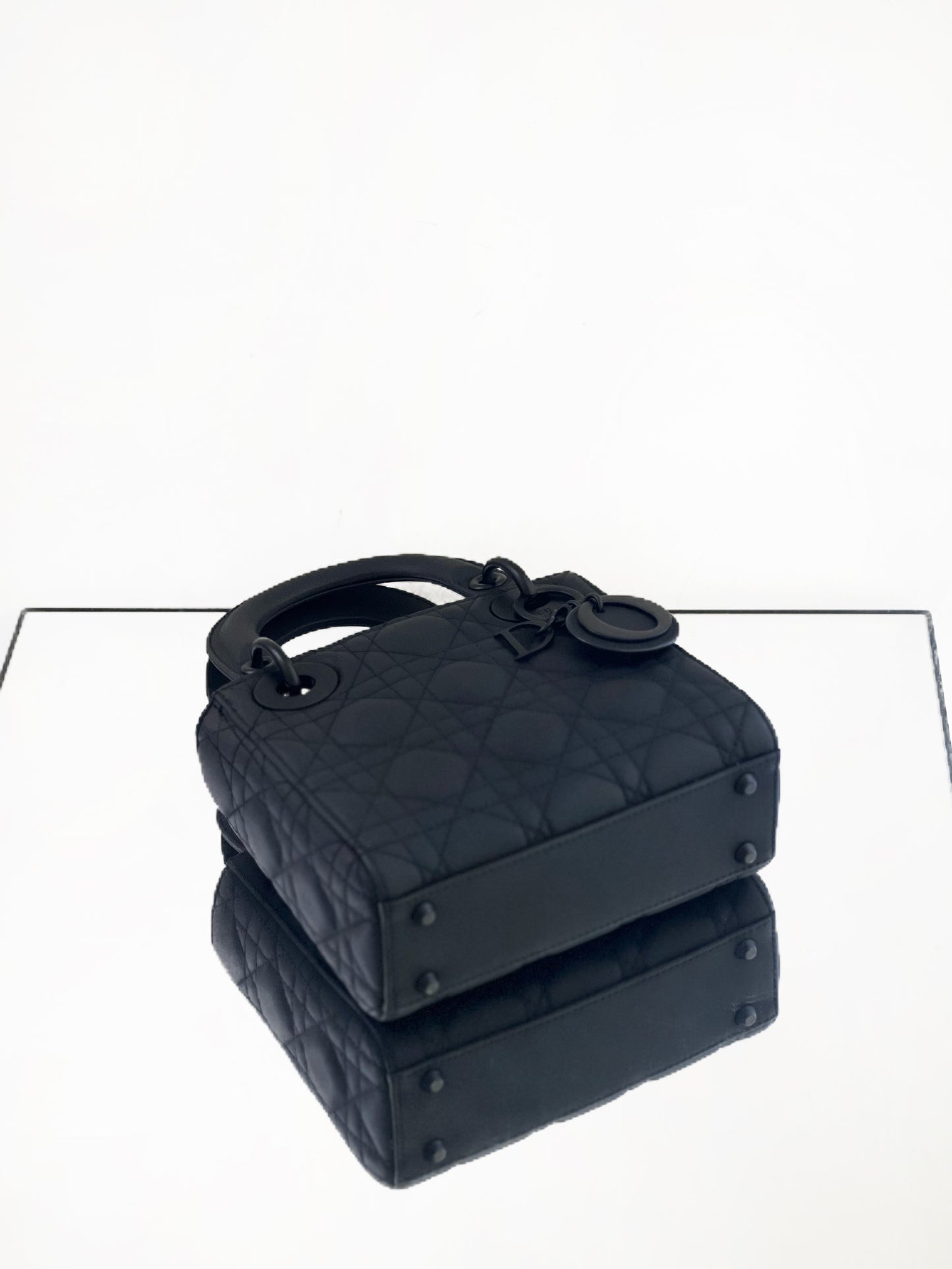 Dior - Lady Dior Mini - Leather - Black - (mini)