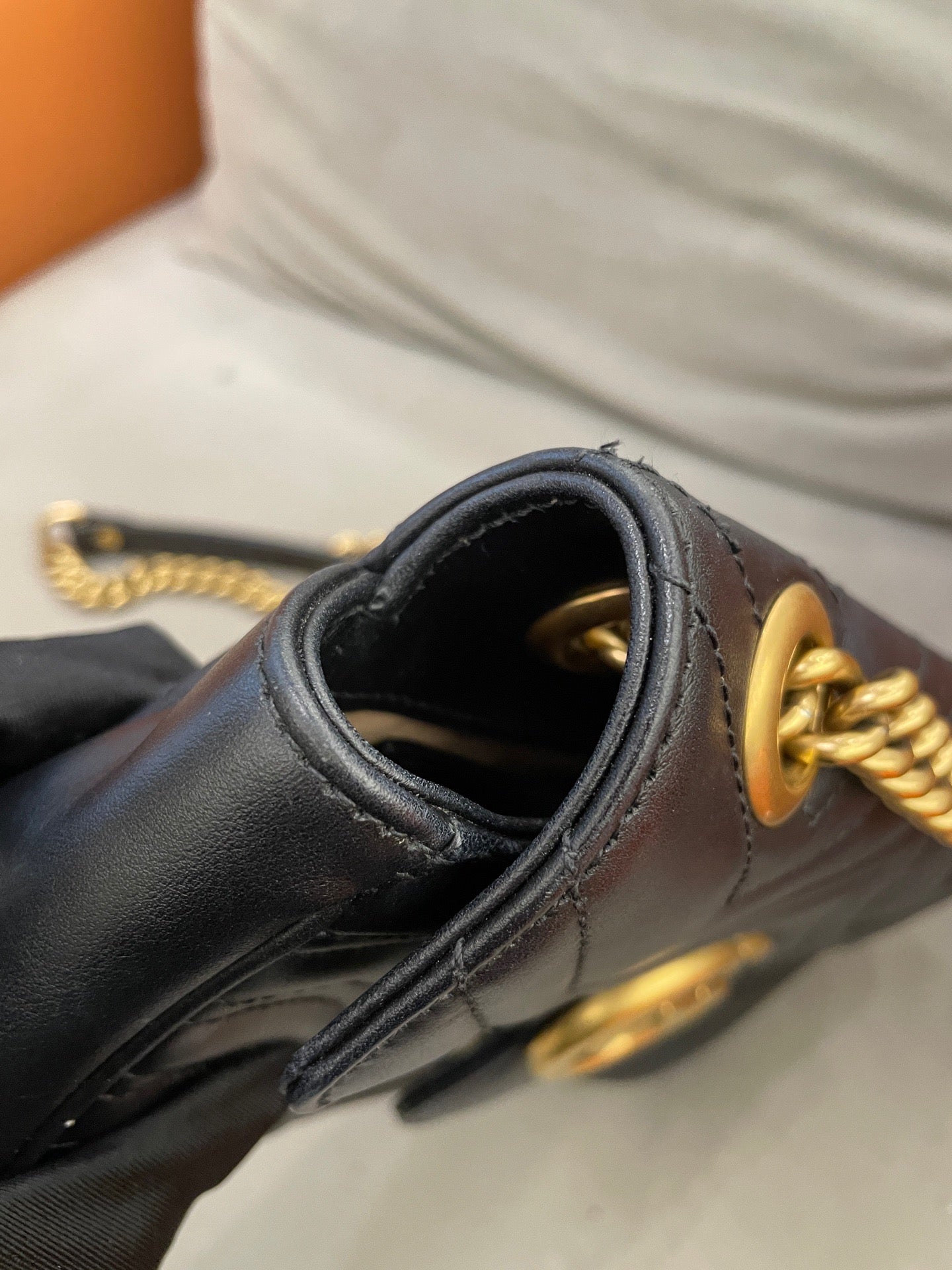 Gucci - GG Marmont Matelassé Mini Bag - Leather - Black - (mini)