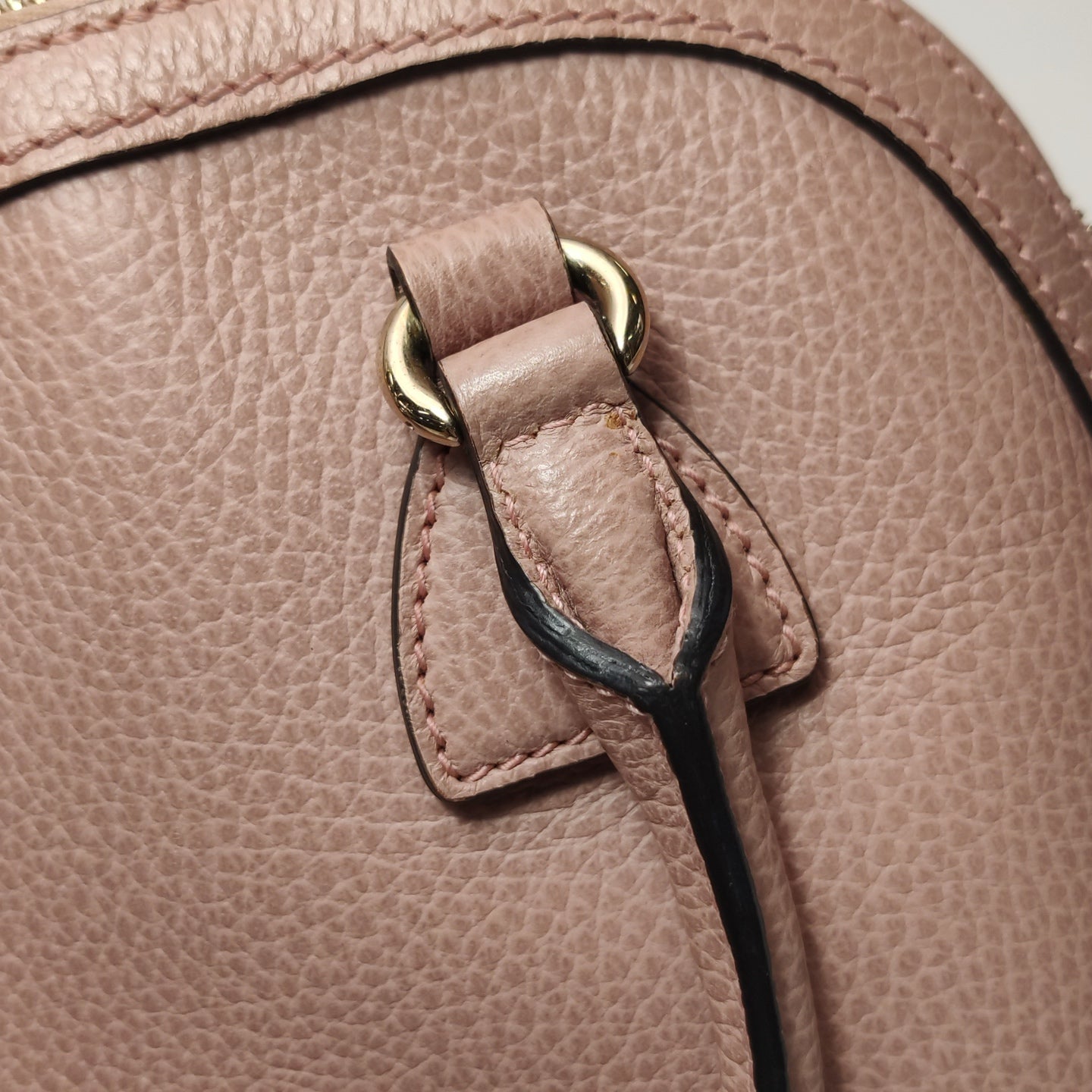 Gucci - Classic Shell Bag - Pebbled leather - Pink - (small)