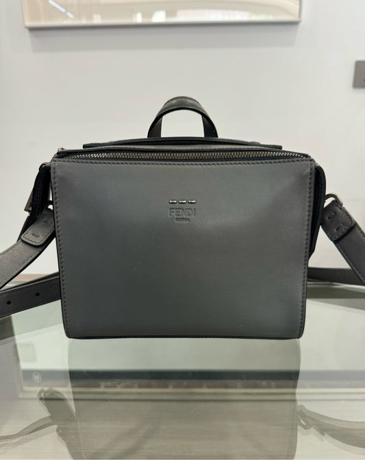 Fendi - Lui Messenger Bag - Leather - Grey - (mini)