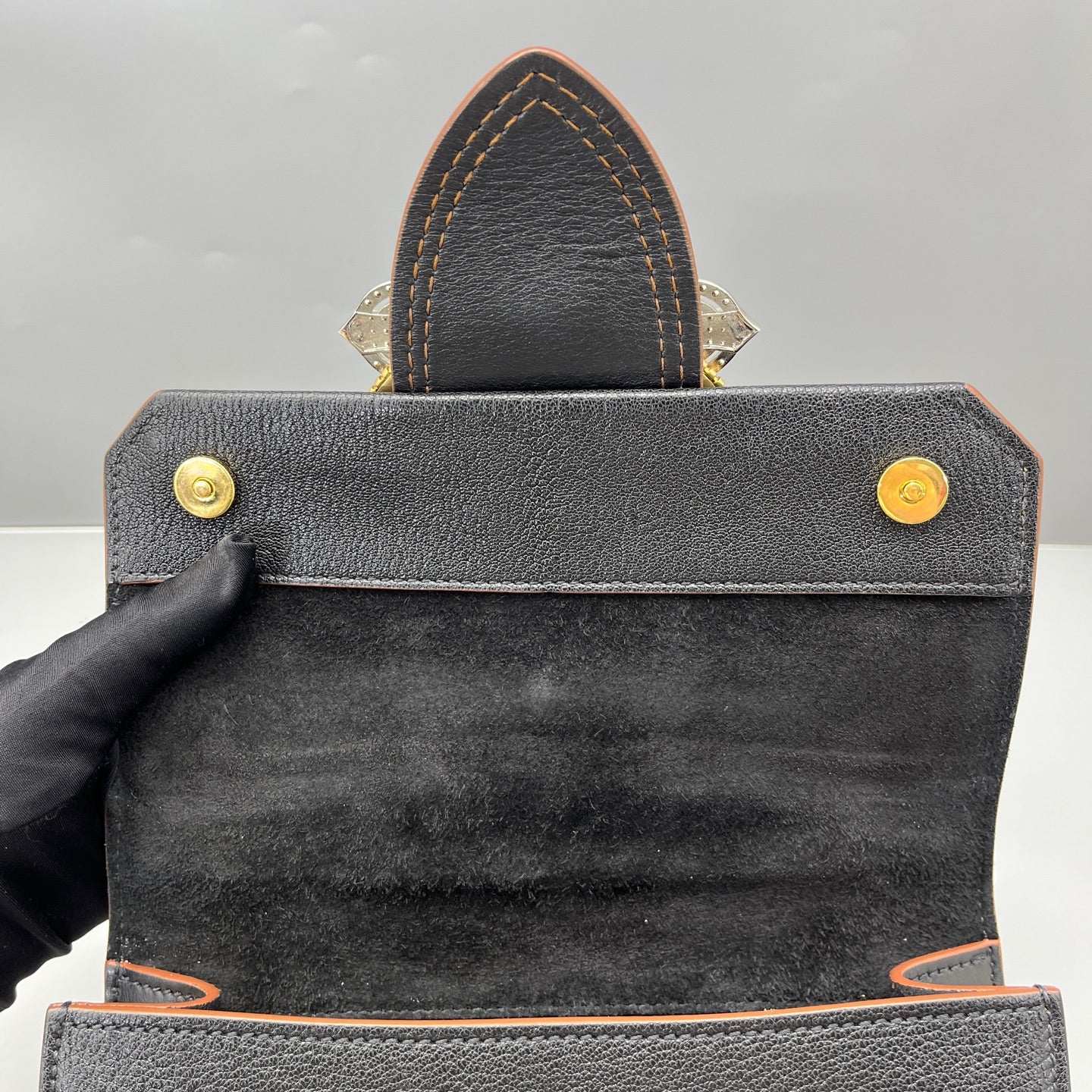 Miu Miu - Jewel Embellished Shoulder Bag - Leather - Black - (Small)