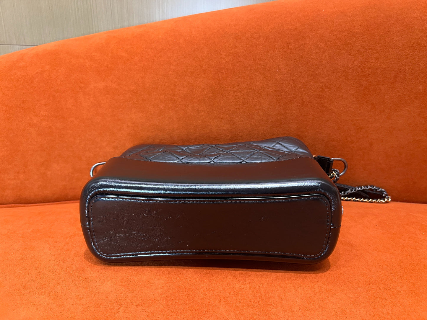 Chanel - Gabrielle Hobo Bag - Aged calfskin and polished calfskin leather - Black - (Medium)