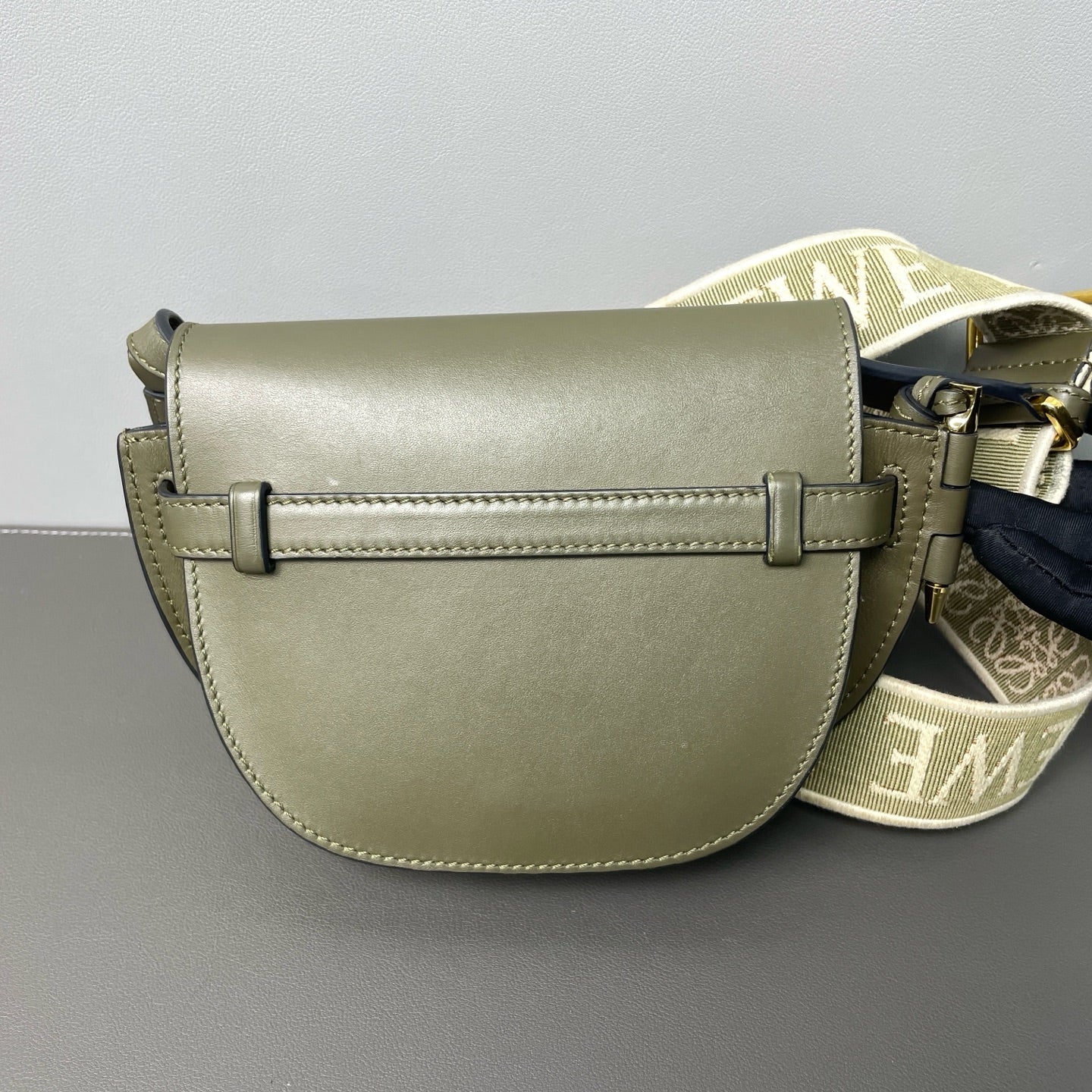 LOEWE - Gate Saddle Bag - Leather - Green - (Small)