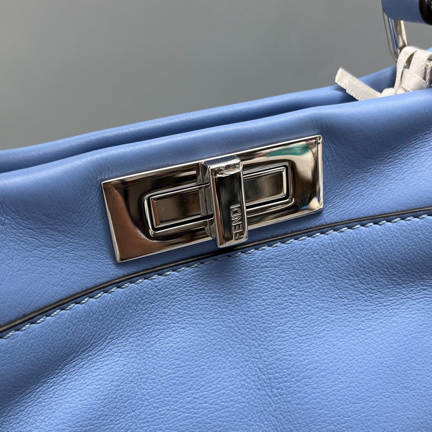 Fendi - Peekaboo - Calfskin leather - Blue - (Small)