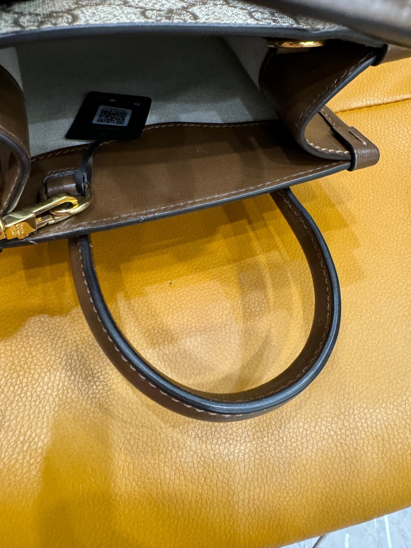 Gucci - Ophidia Mini Tote Bag - GG Supreme coated canvas and leather - Brown - (mini)