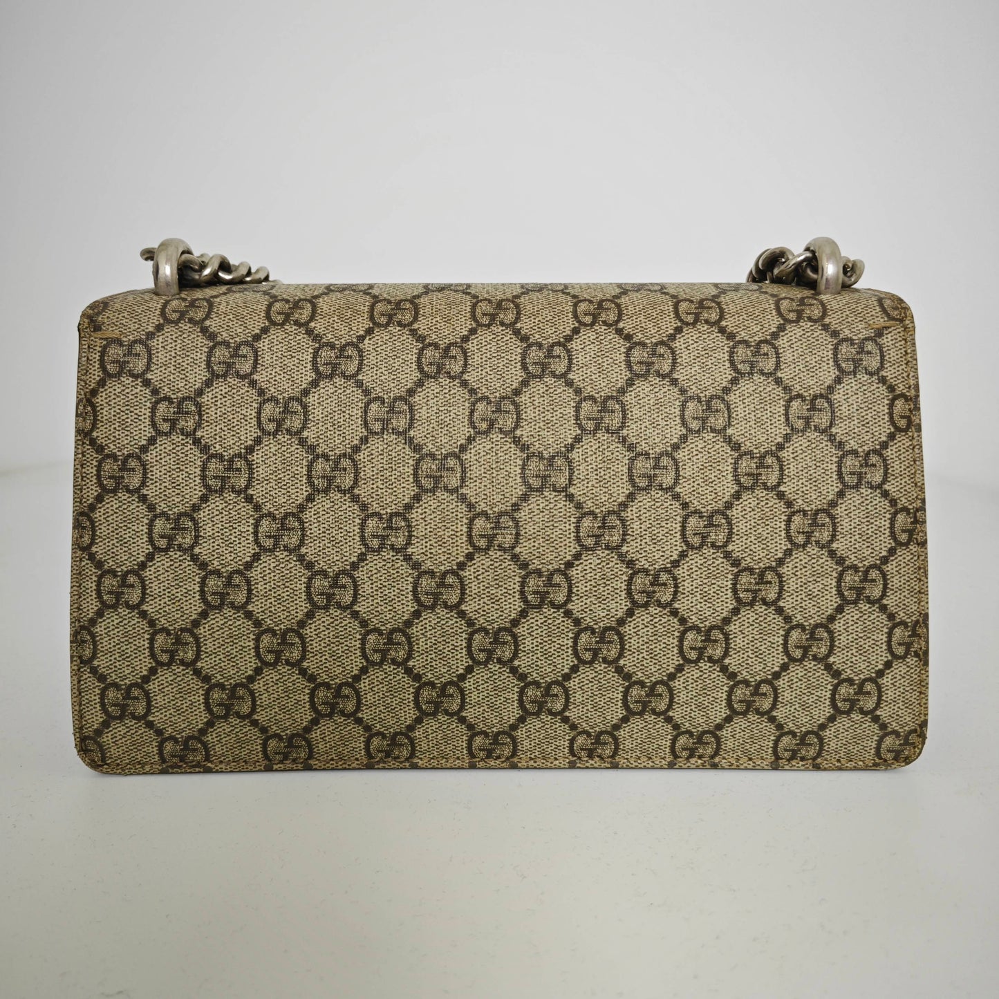 Gucci - Dionysus Mini - GG Supreme canvas with suede trim - Beige and Red - (mini)
