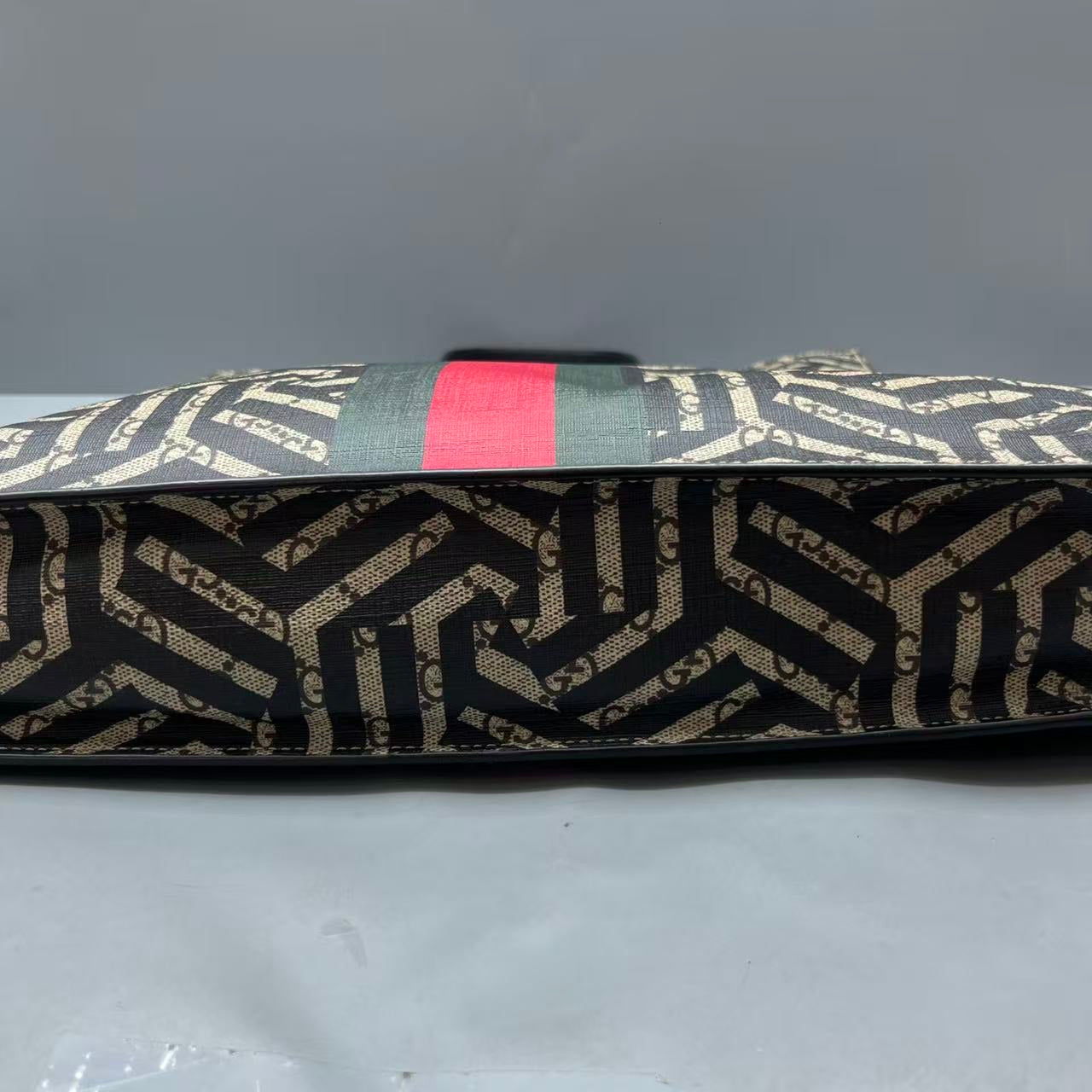 Gucci - Labyrinth Tote Bag - Coated canvas with leather trim - Multicolour - (large)