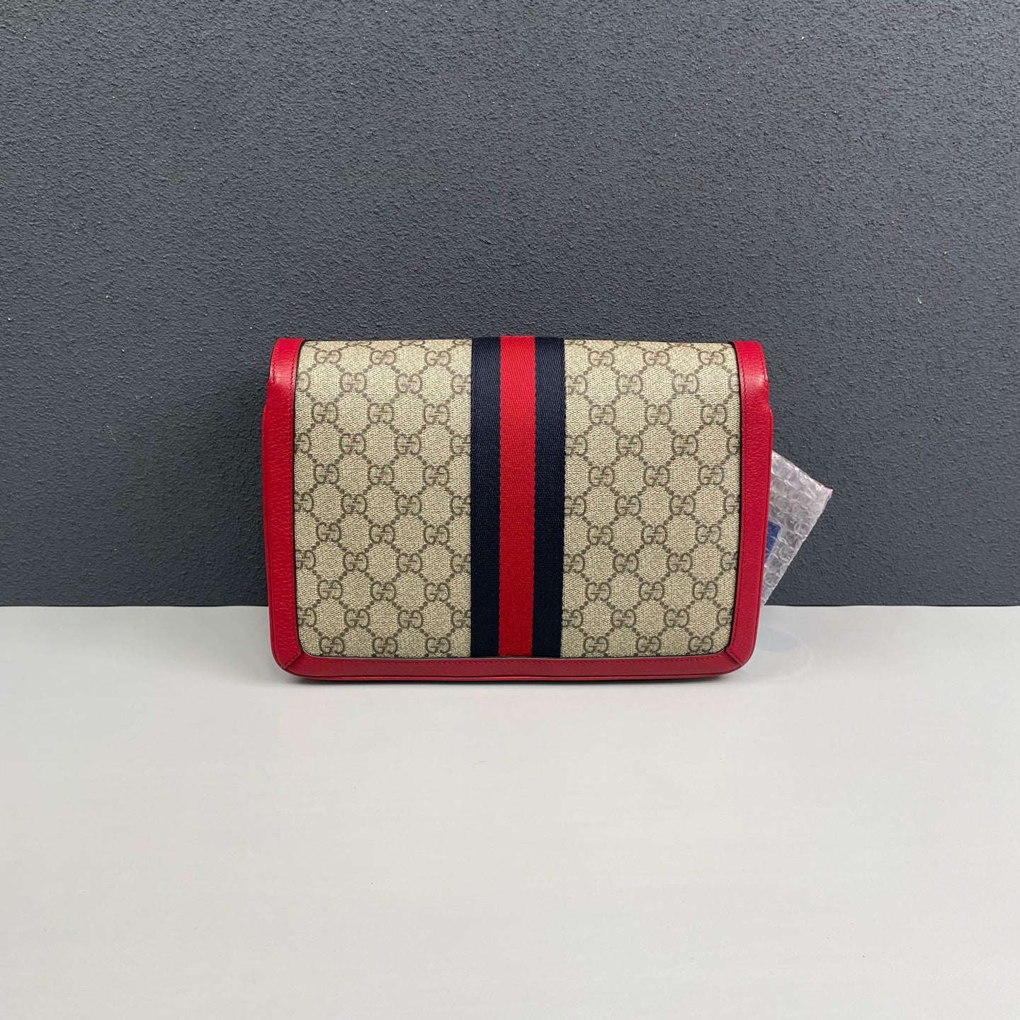 Gucci - Queen Margaret GG Supreme Shoulder Bag - GG Supreme canvas and grained leather - Multicolour - (small)