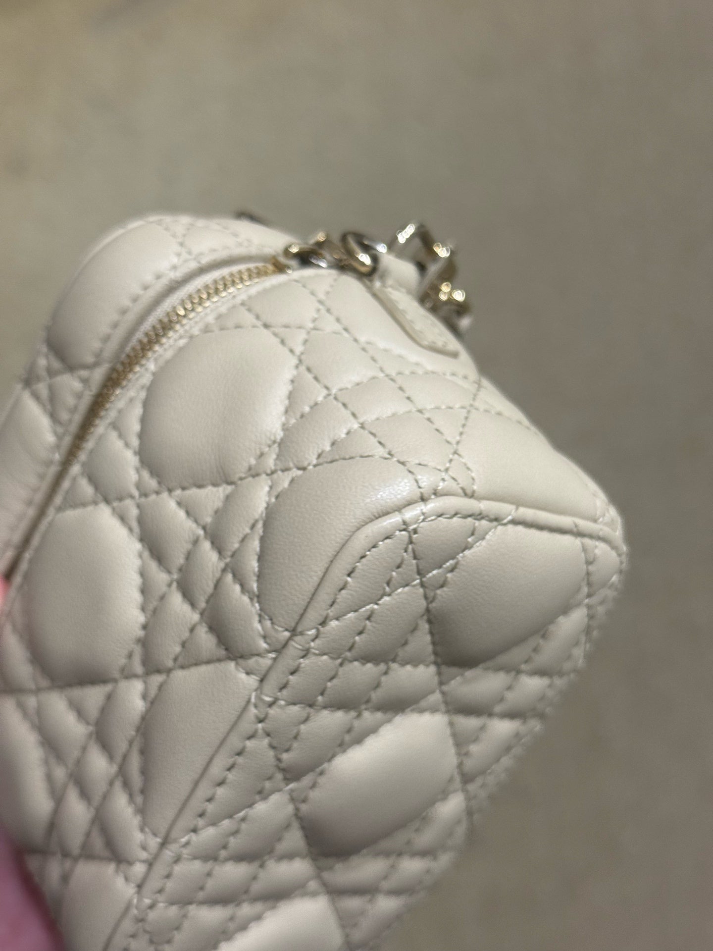 Dior - Mini Vanity Case - Lambskin leather - Beige - (mini)