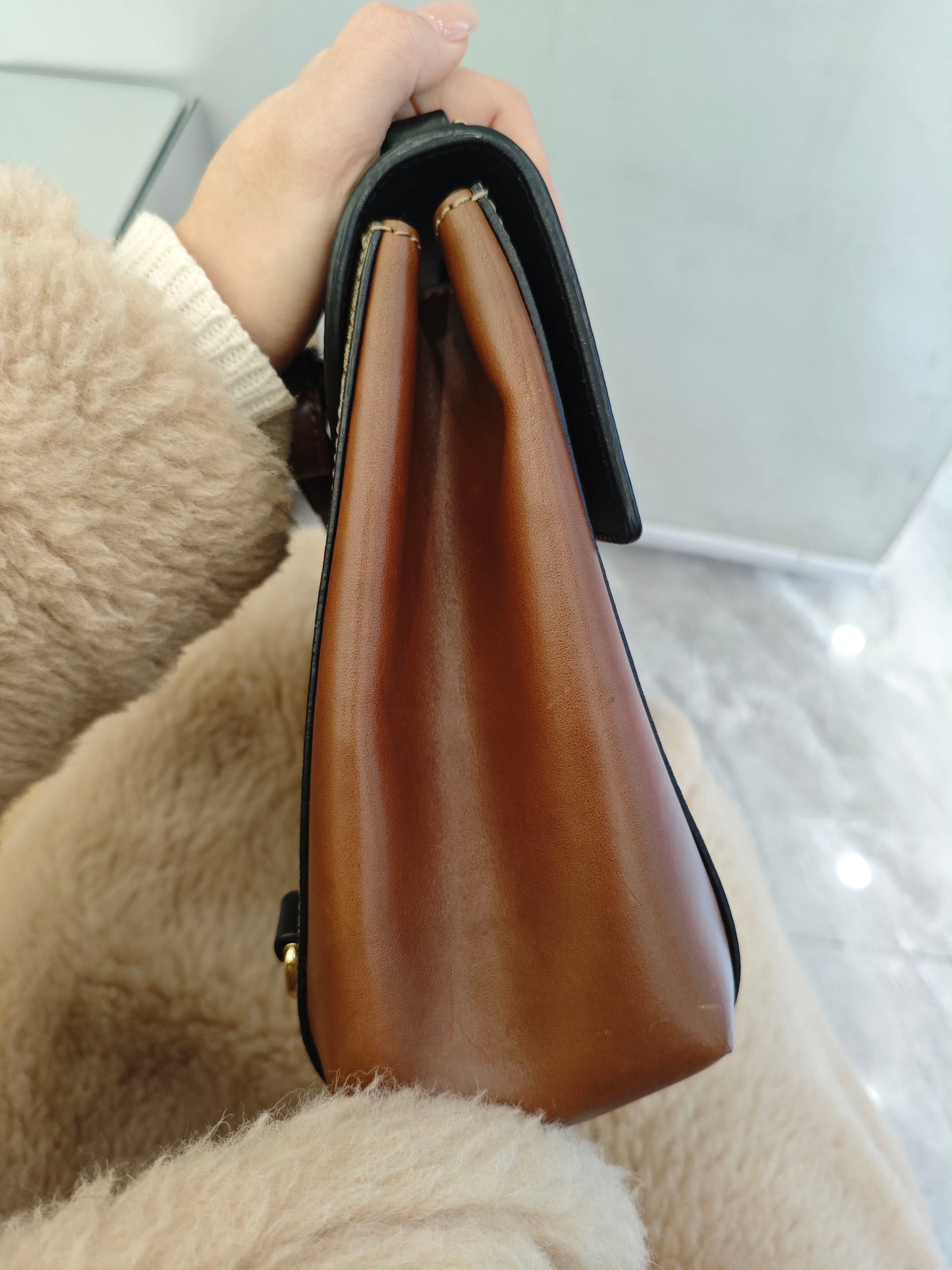 Gucci - Padlock Backpack - GG Supreme canvas with leather trim - Black and Brown - (small)