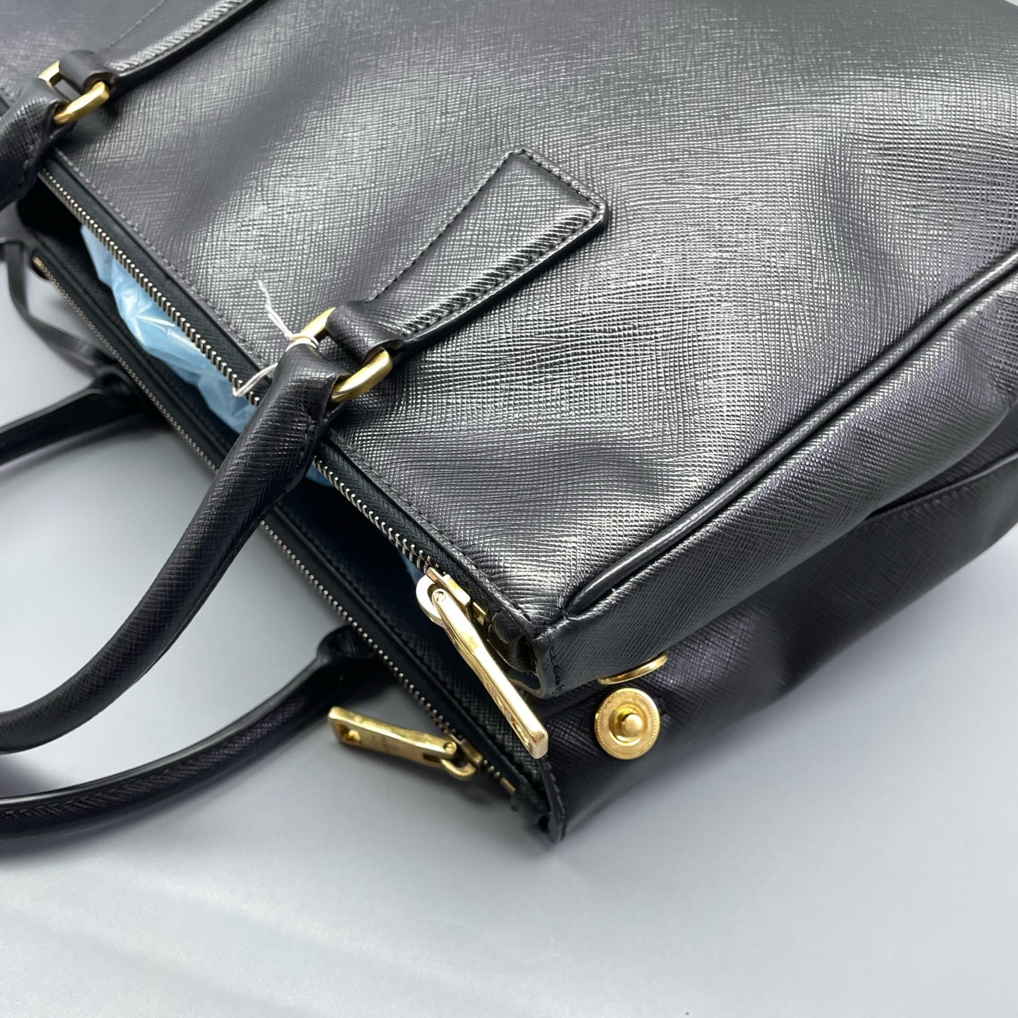 Prada - Galleria Tote (Saffiano Lux) - Saffiano leather - Black - (Medium)