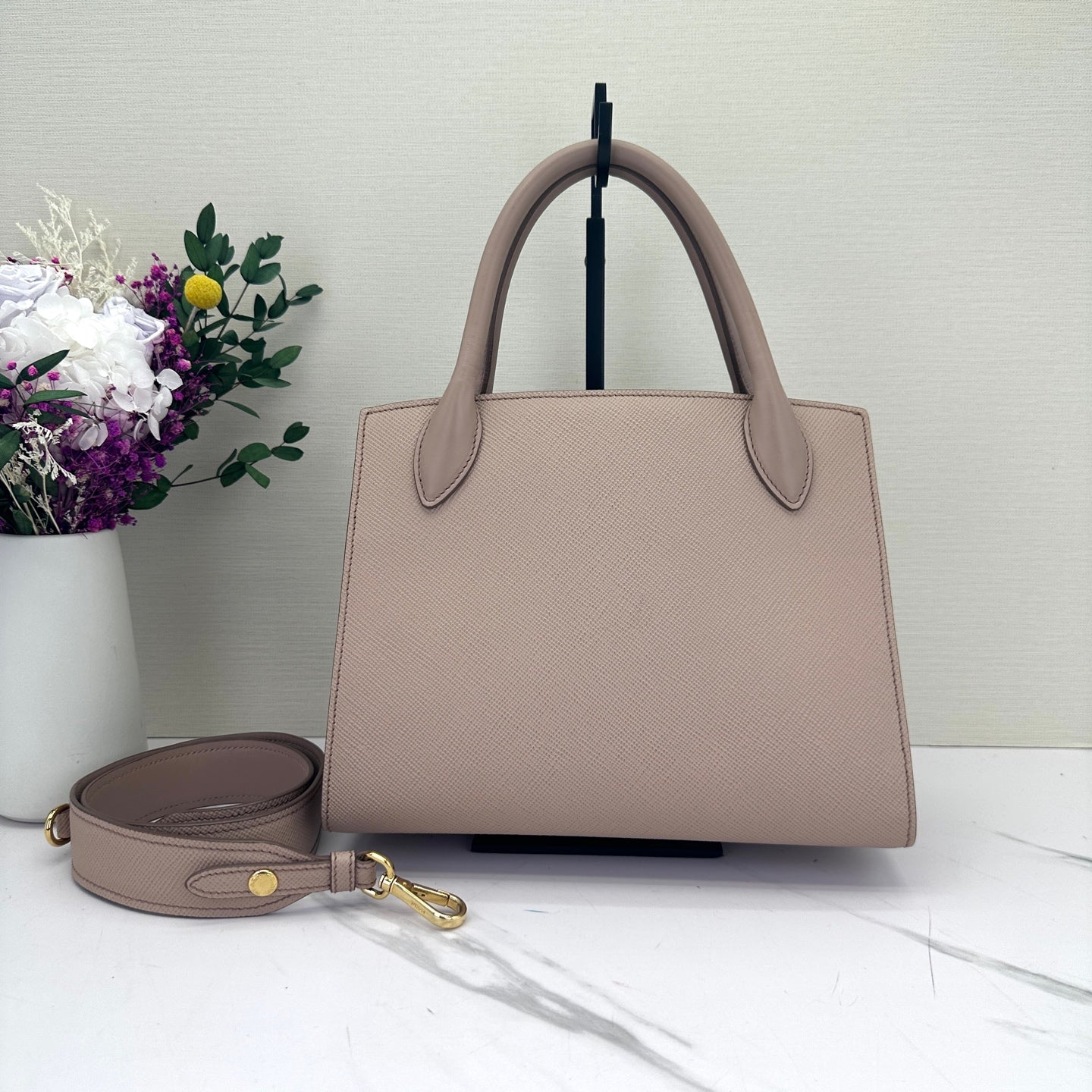 Prada - Monochrome - Saffiano leather - Beige - (Medium)