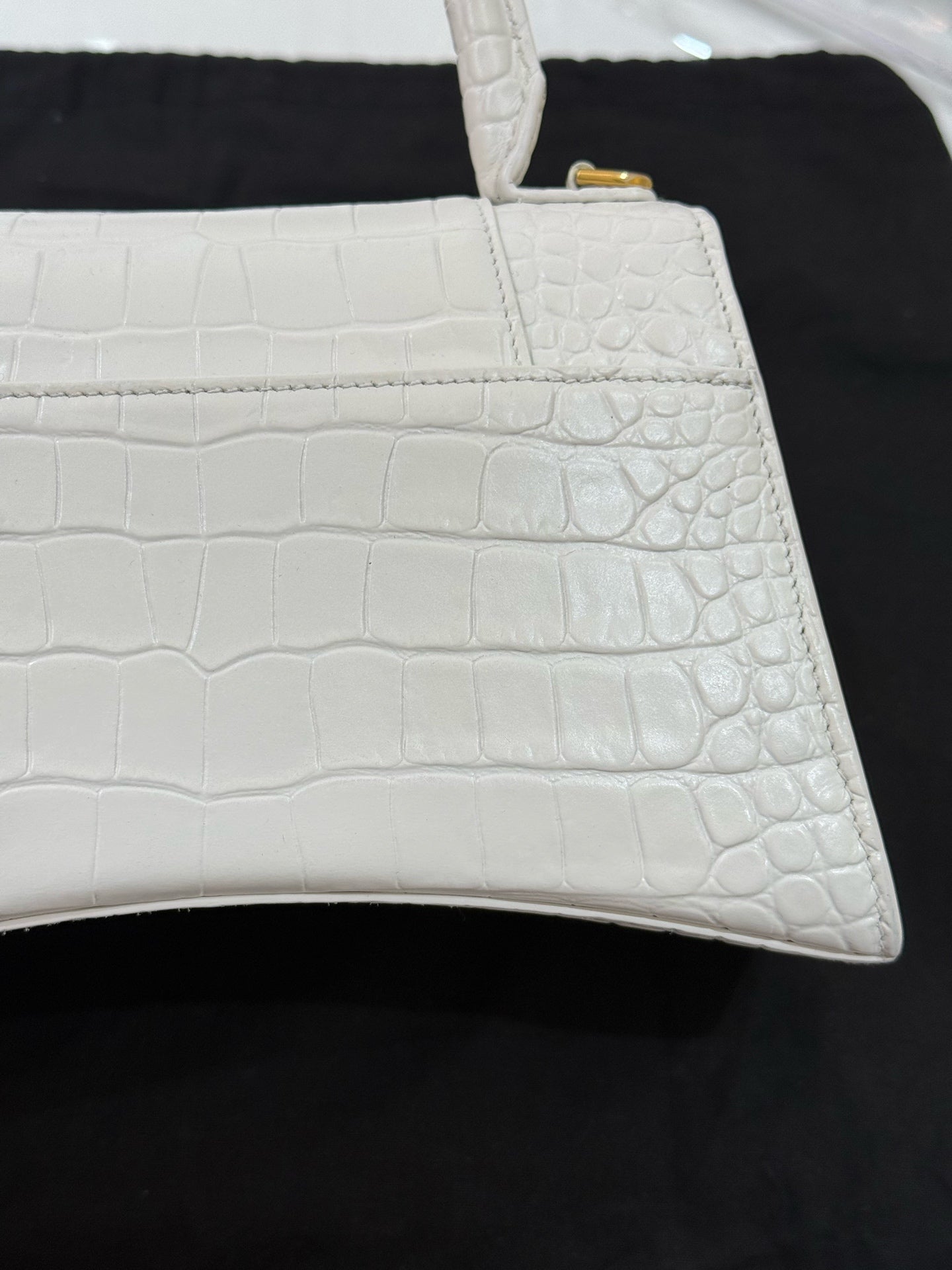 Balenciaga - Hourglass - Leather - White - (small)