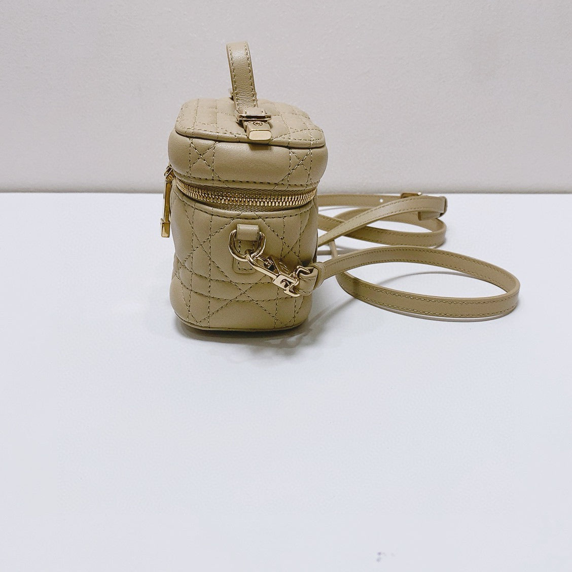 Dior - Mini Vanity Case - Lambskin leather - Beige - (mini)