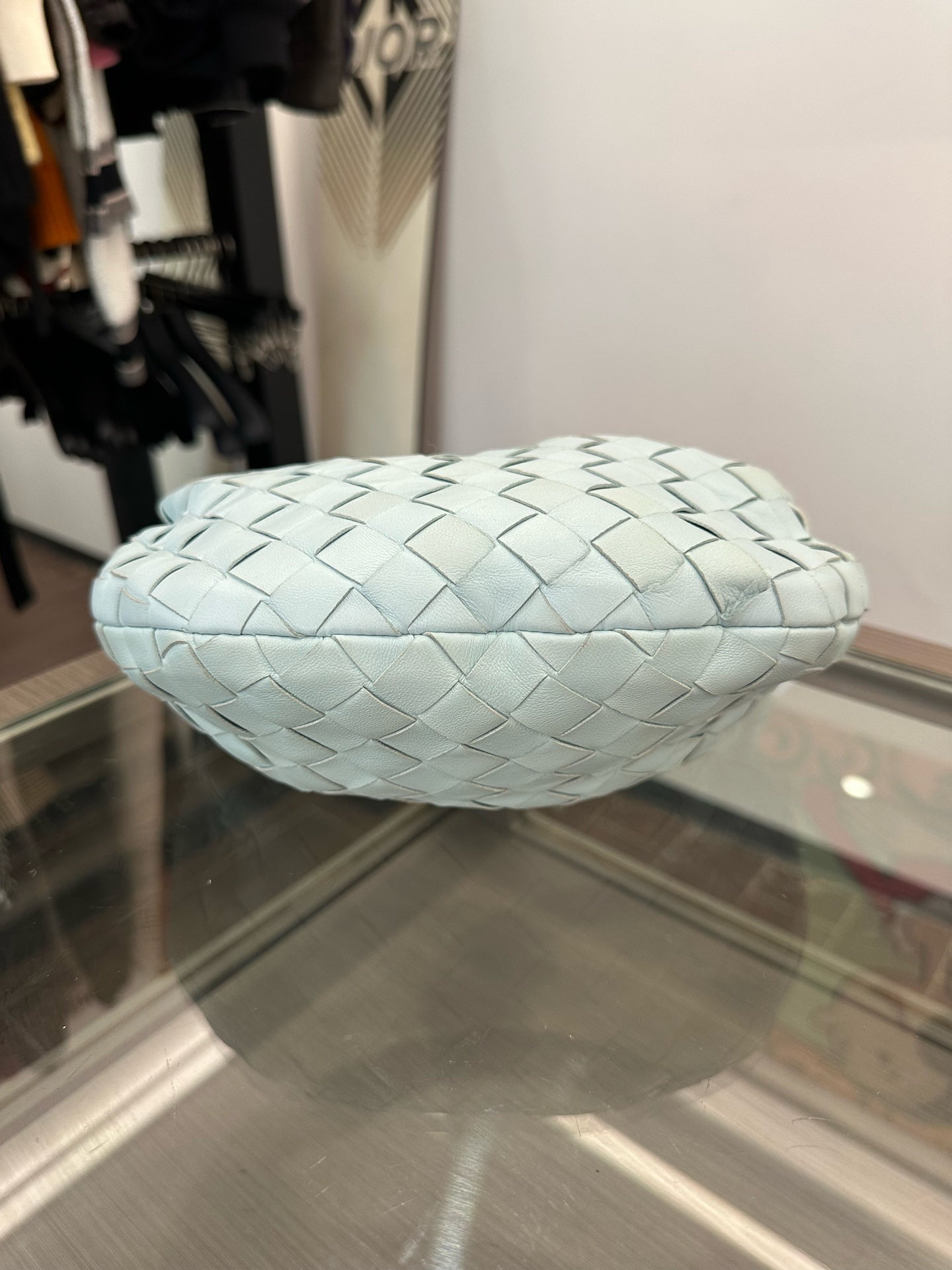 Bottega Veneta - Mini Jodie - Lambskin leather - Blue - (mini)