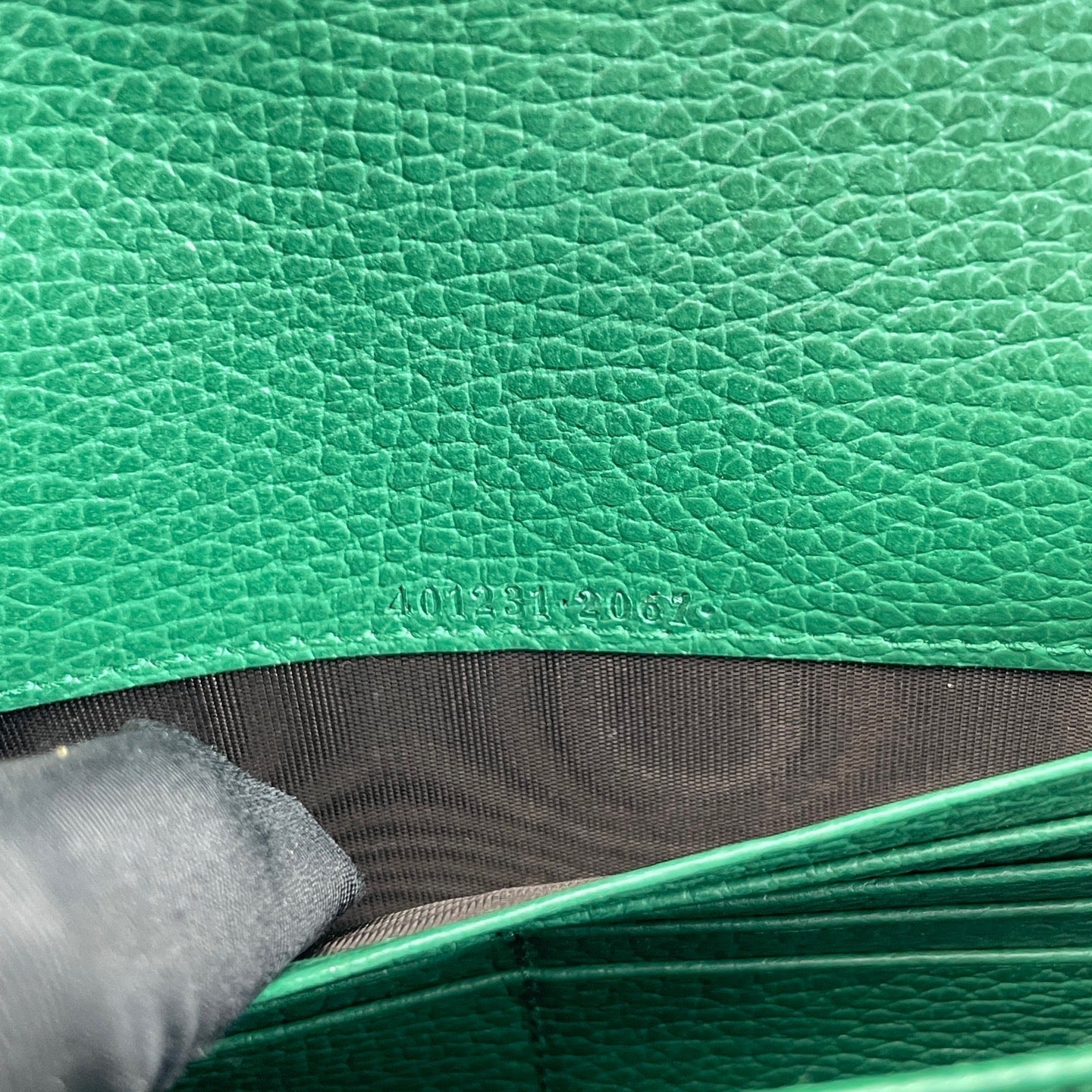 Gucci - Dionysus Wallet on Chain (WOC) - Grained leather - Green - (Small)