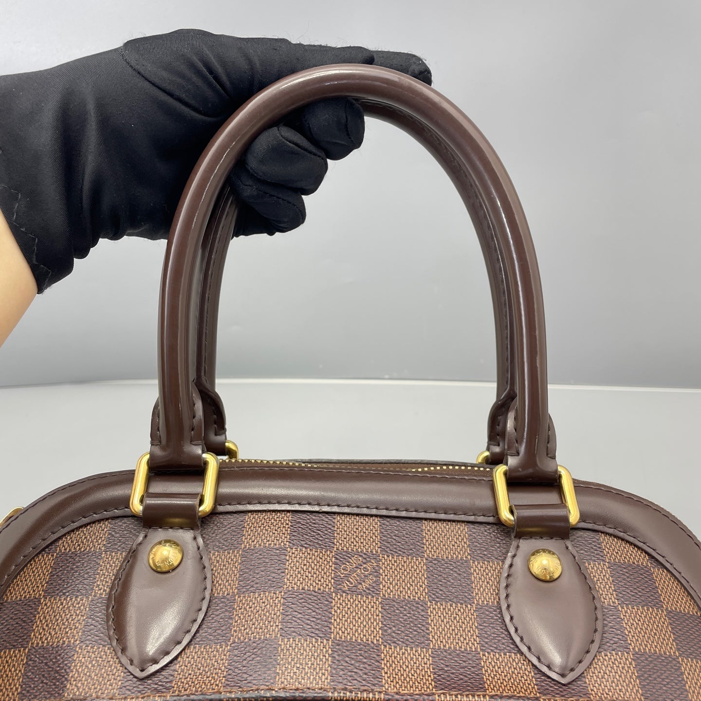 Louis Vuitton - Tivoli GM - Damier Ebene canvas with cowhide leather trim - Brown - (medium)