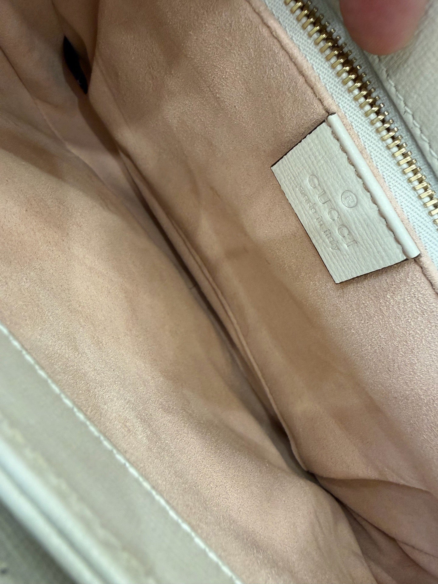 Gucci - Horsebit 1955 Shoulder Bag - Grained leather - White - (Medium)