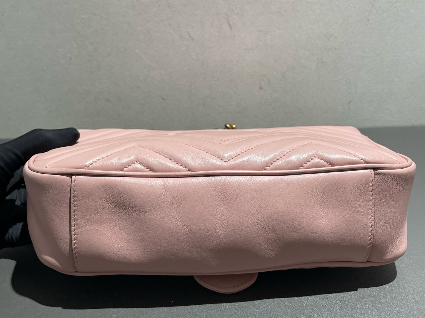 Gucci - GG Marmont Matelassé Small Shoulder Bag - Leather - Pink - (small)