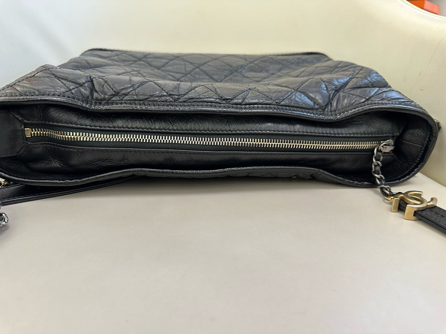 Chanel - Gabrielle Hobo Bag - Calfskin leather - Black - (Large)