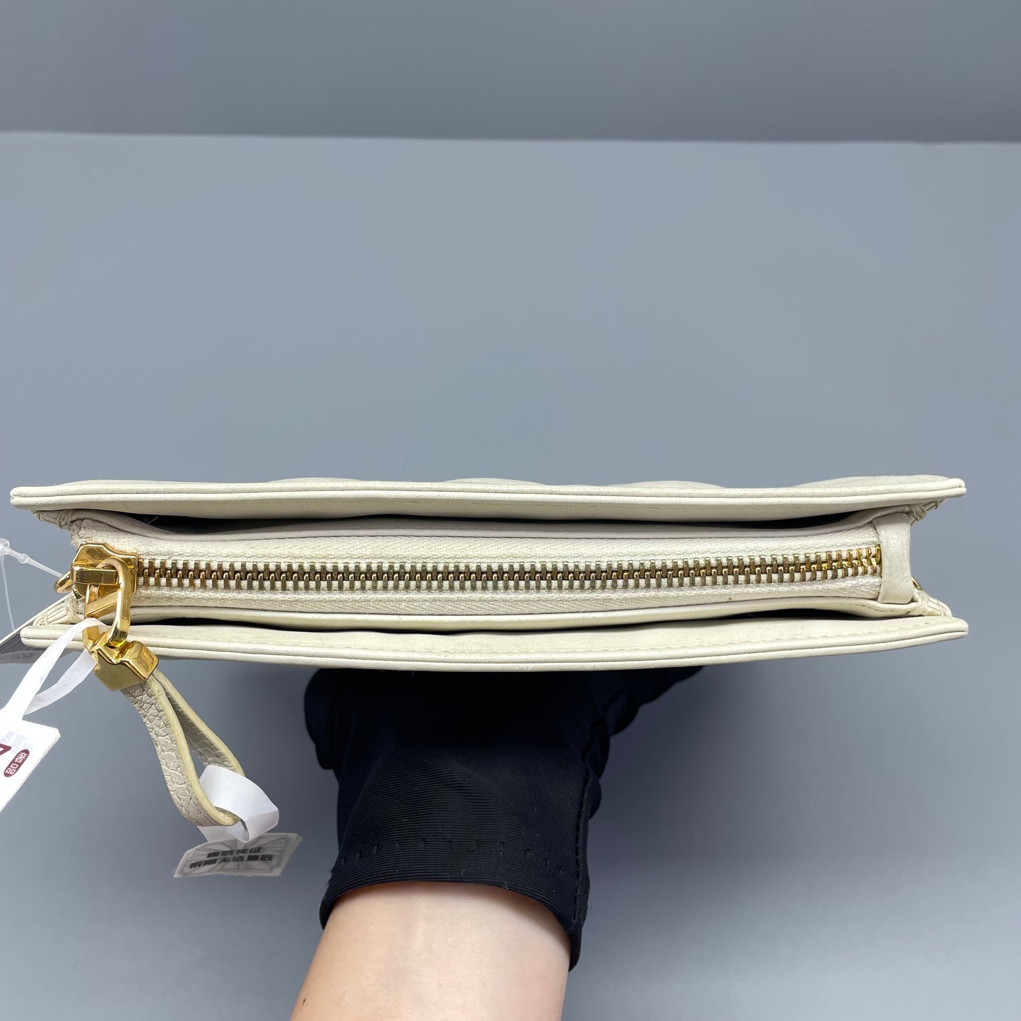 Dior - Caro Wallet On Chain (WOC) - Grained calfskin leather - White - (mini)