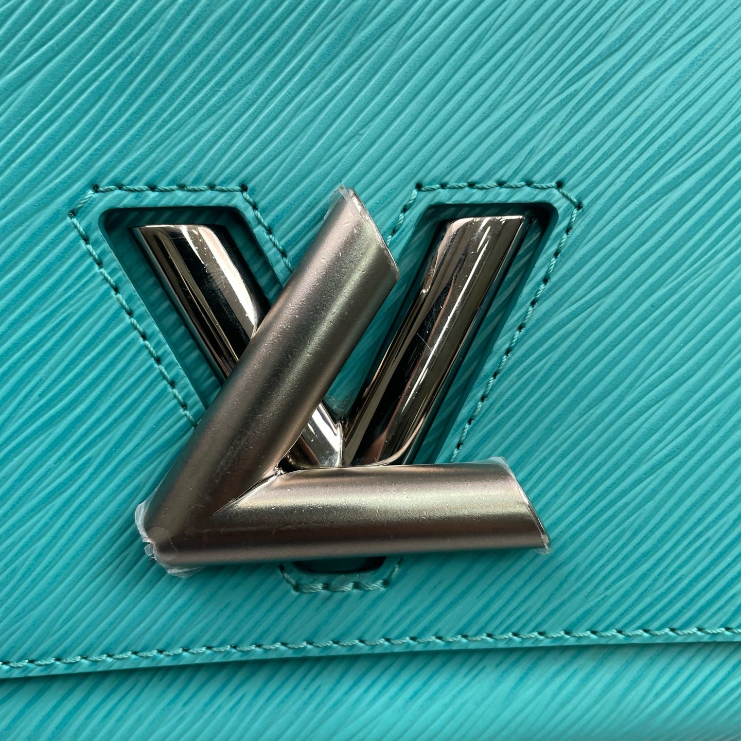 Louis Vuitton - Twist Bag (Small) - Epi leather - Teal with Silver-Tone Hardware - (Small)