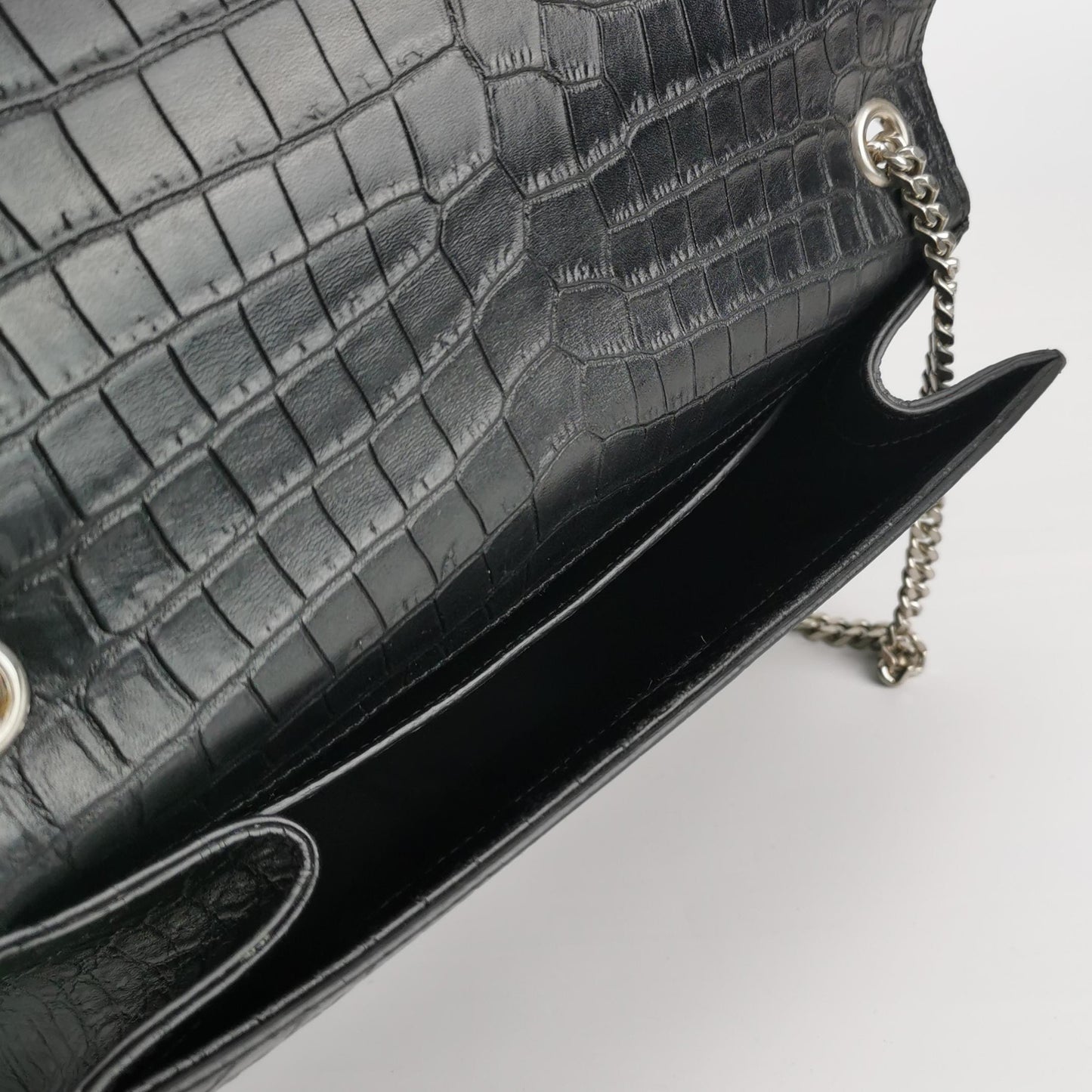 Saint Laurent - Kate - Leather - Black - (small)