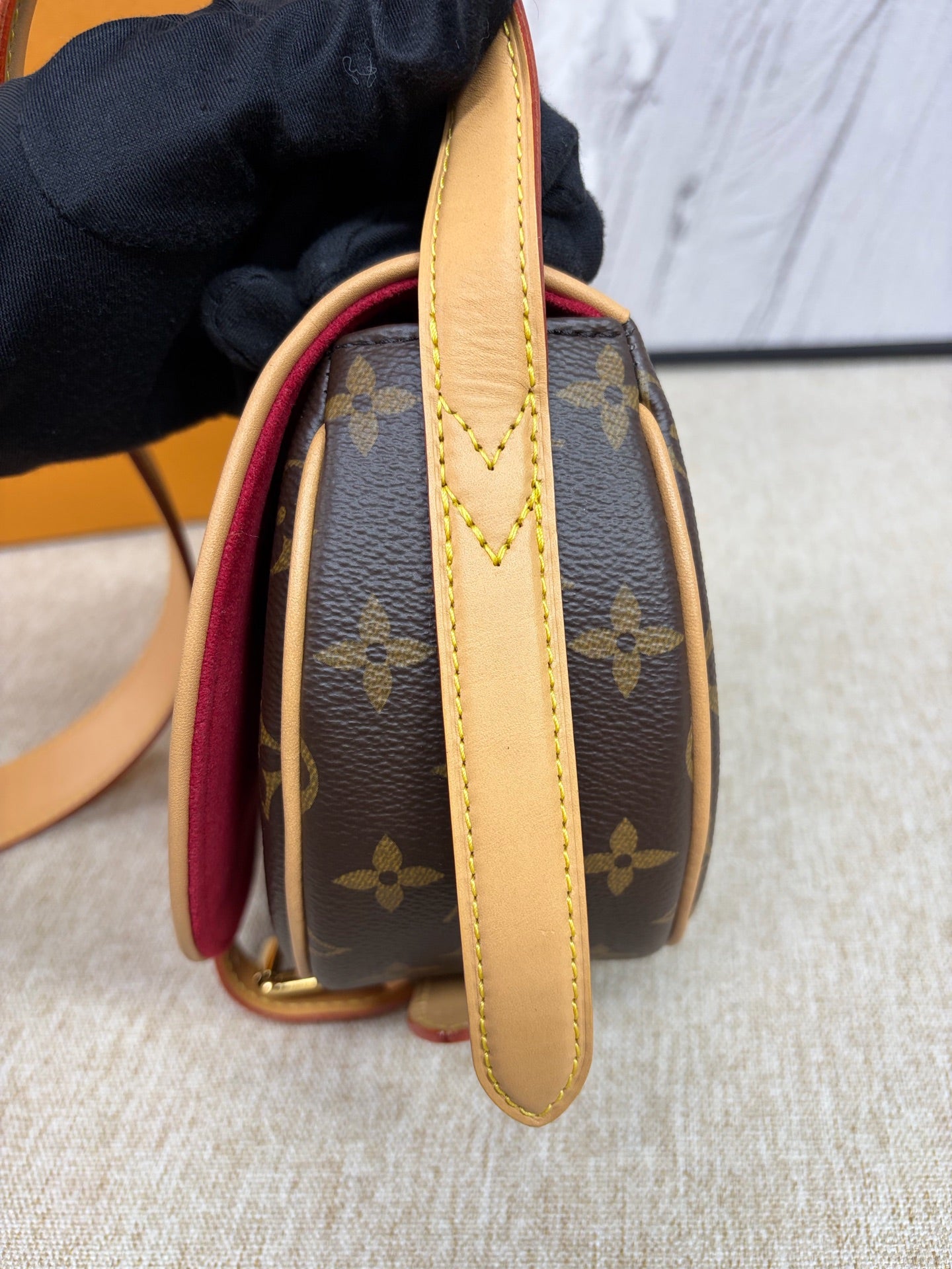 Louis Vuitton - Tambourin - Monogram coated canvas and Vachetta leather - Brown - (mini)