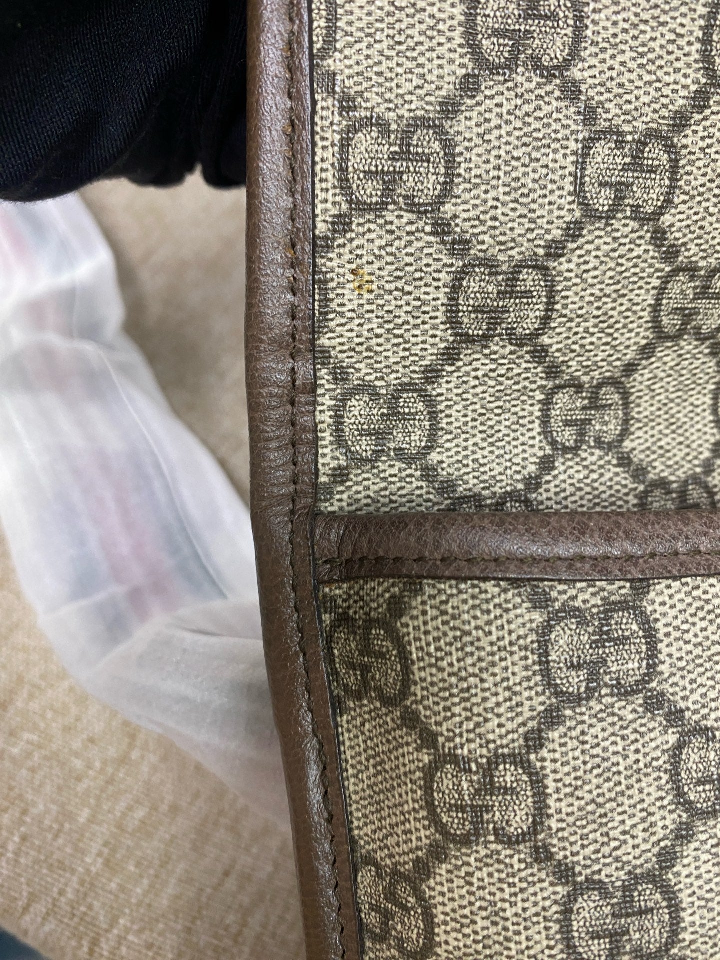 Gucci - Tiger Head Belt Bag - GG Supreme canvas with leather trim - Beige - (small)