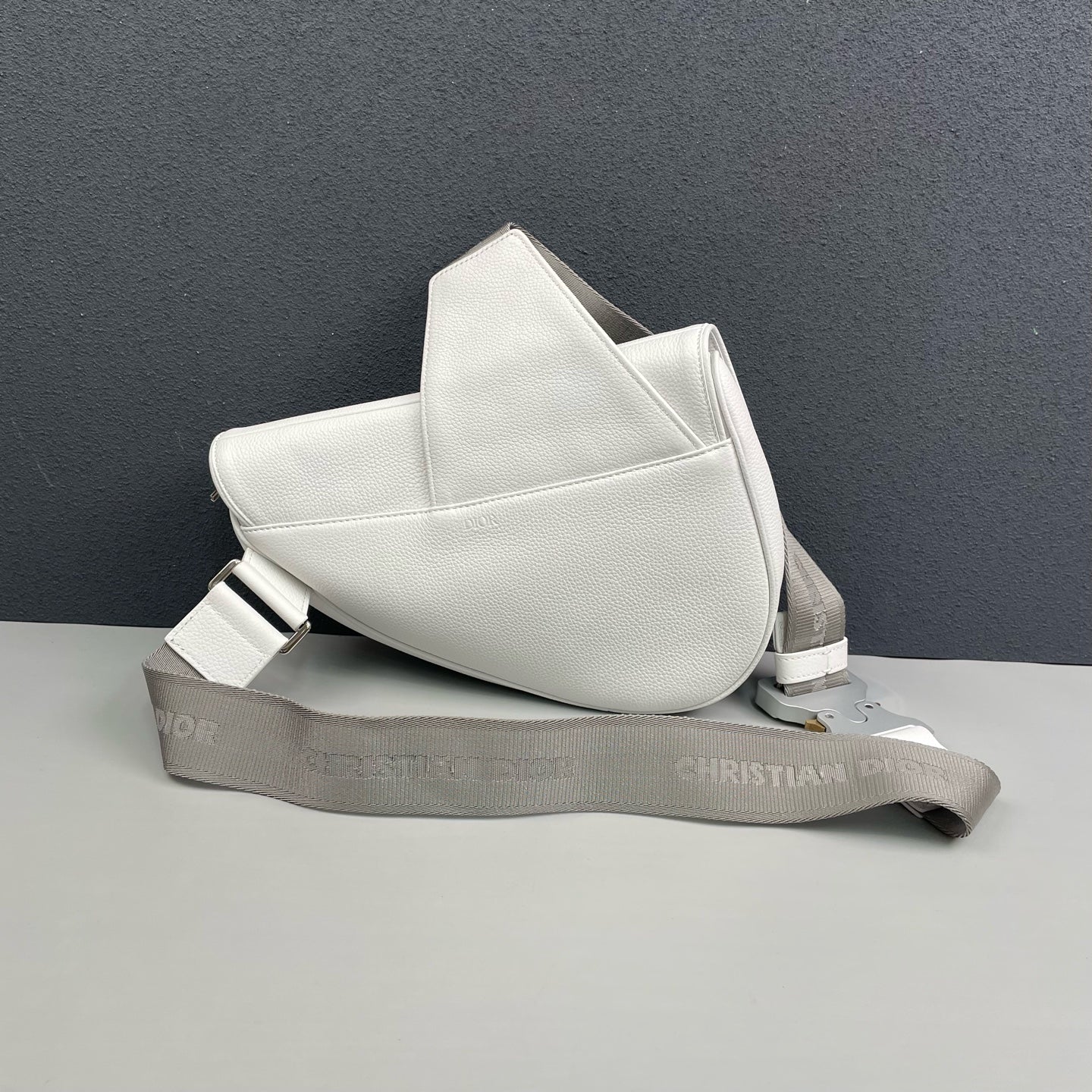 Dior - Saddle Bag - Grained leather - White - (small)