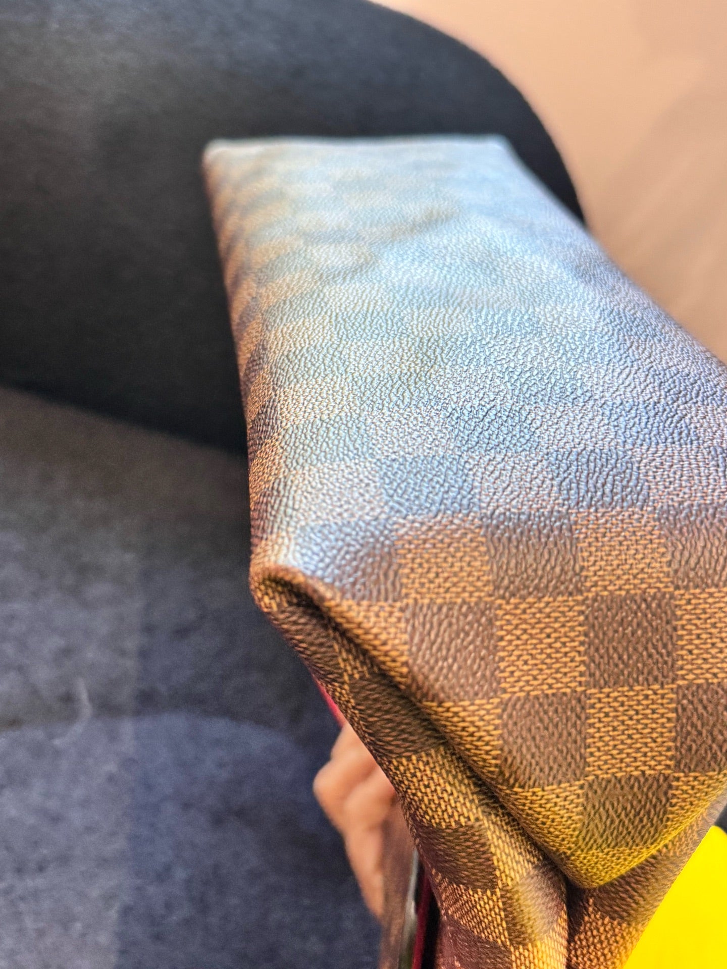 Louis Vuitton - Damier Ebene Flap Tote (Customized) - Coated canvas and leather - Brown - (medium)