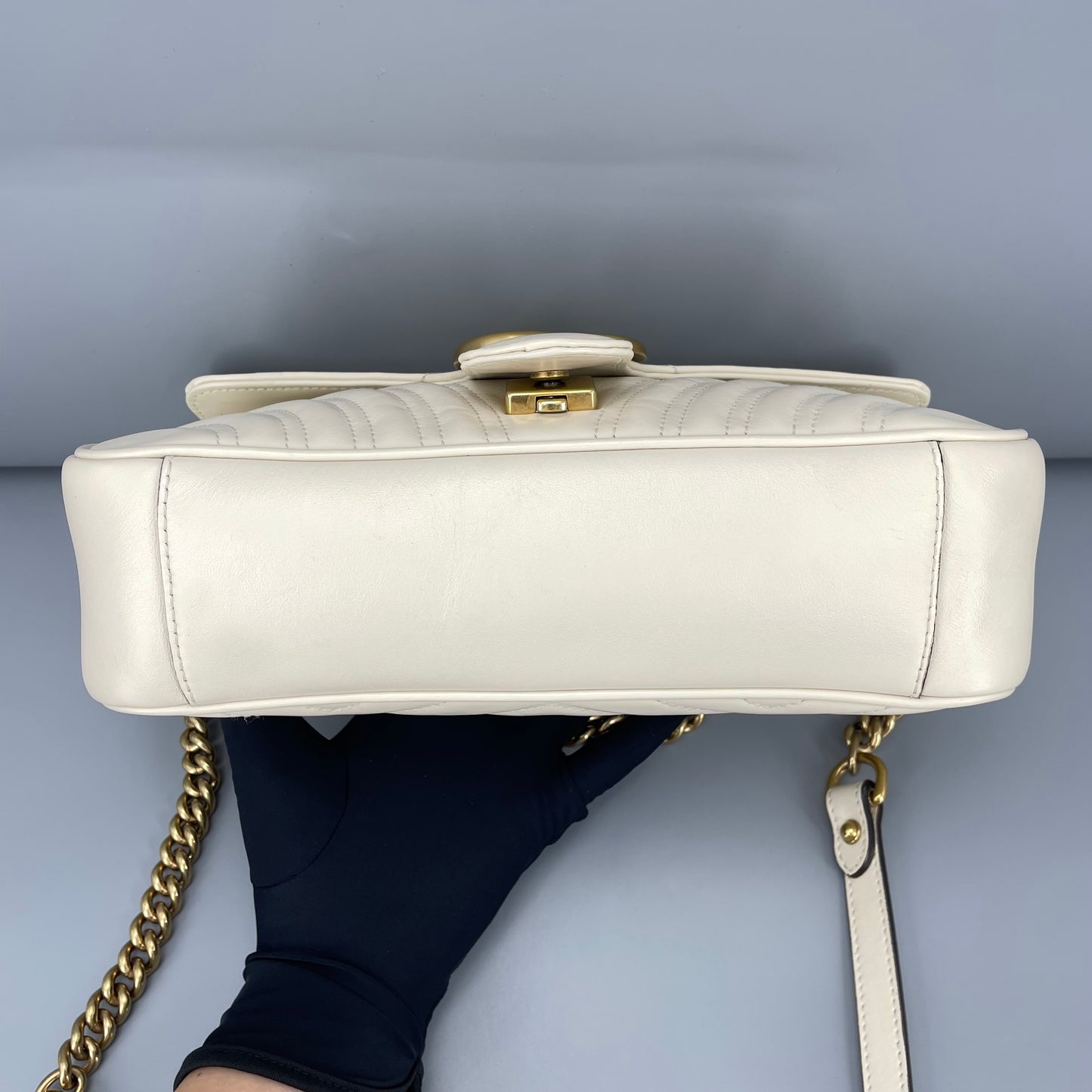Gucci - Marmont 26 - Leather - White - (small)