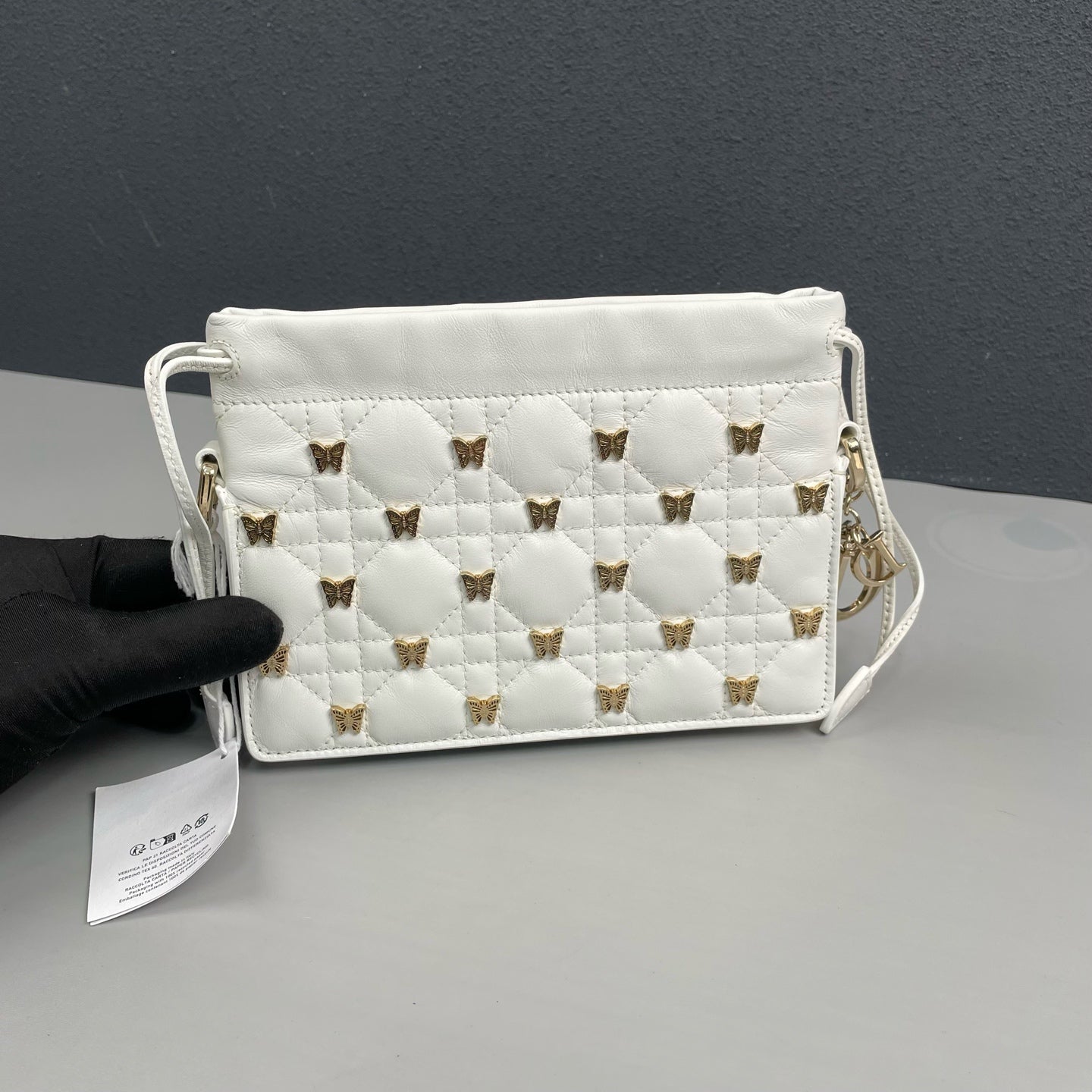 Dior - Milly Butterfly Limited Edition - Leather - White - (mini)