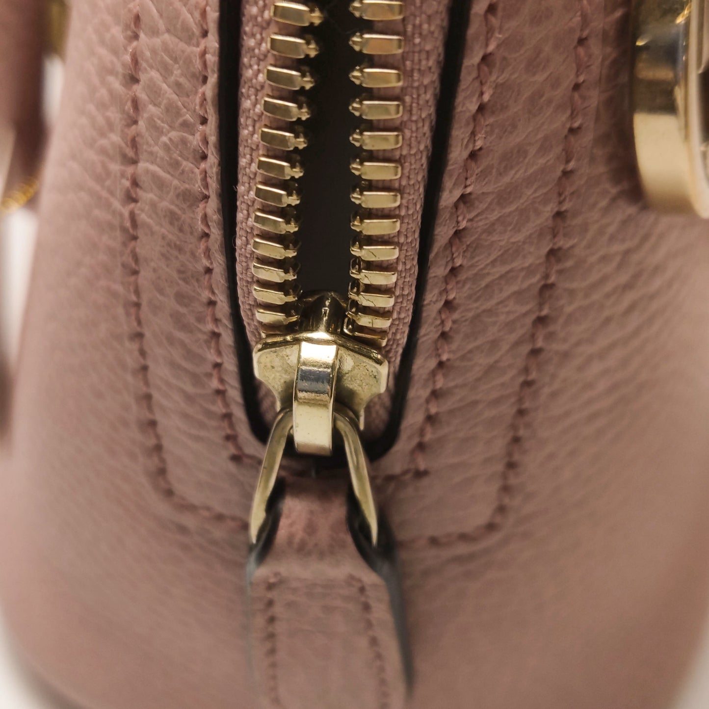 Gucci - Micro Dome Bag - Grained leather - Pink - (Small)