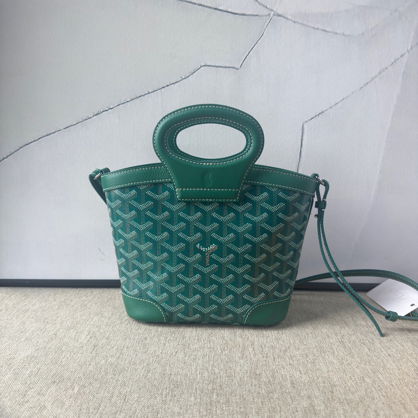 Goyard - Beluga mini - Goyardine canvas with leather trim - Green - (mini)