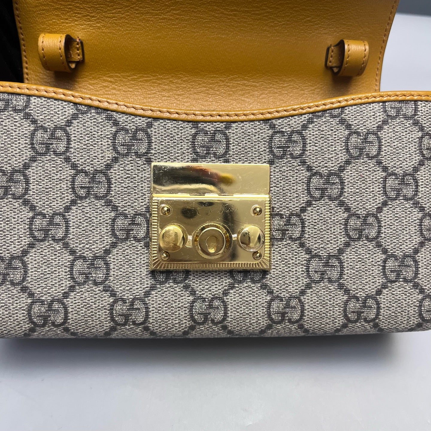 Gucci - Padlock Mini - GG Supreme canvas with leather trim - Multicolour with Gold-Tone Hardware - (mini)