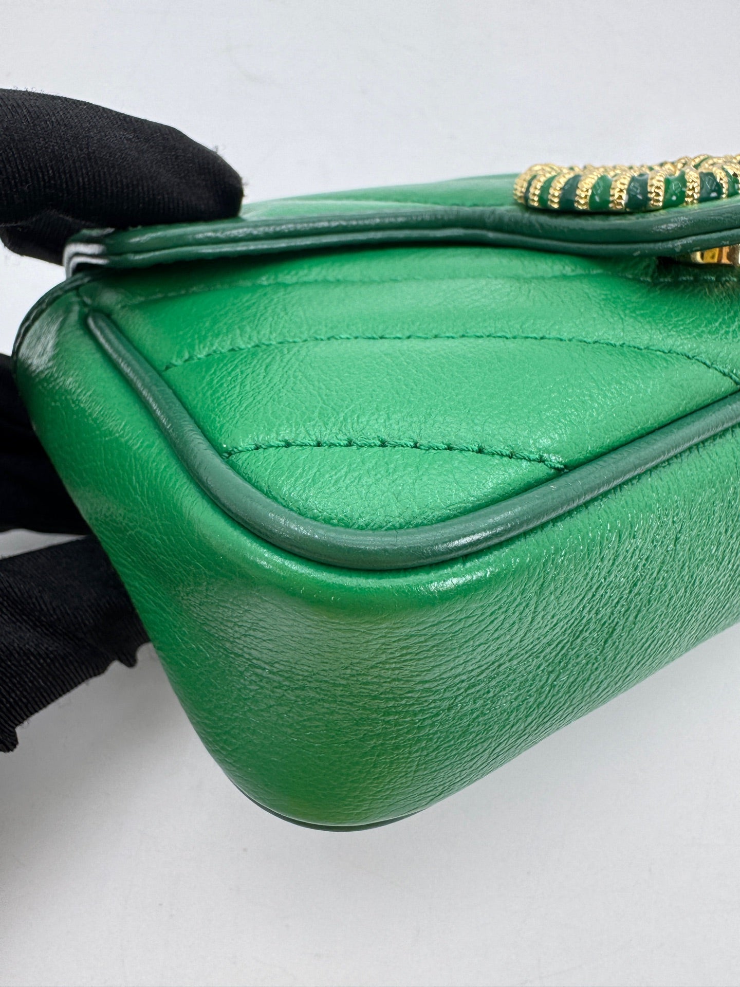 Gucci - GG Marmont Super Mini - Quilted leather - Green - (mini)