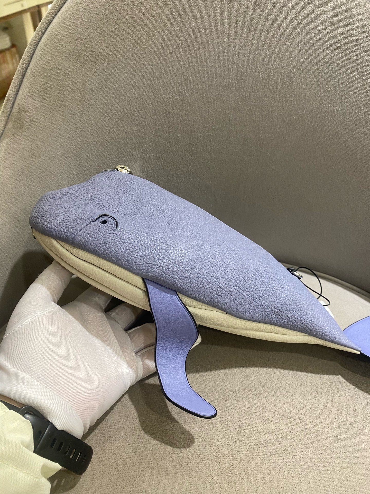 Loewe - Suna Fujita Whale Shaped Bag - Grained leather - Multicolour - (mini)