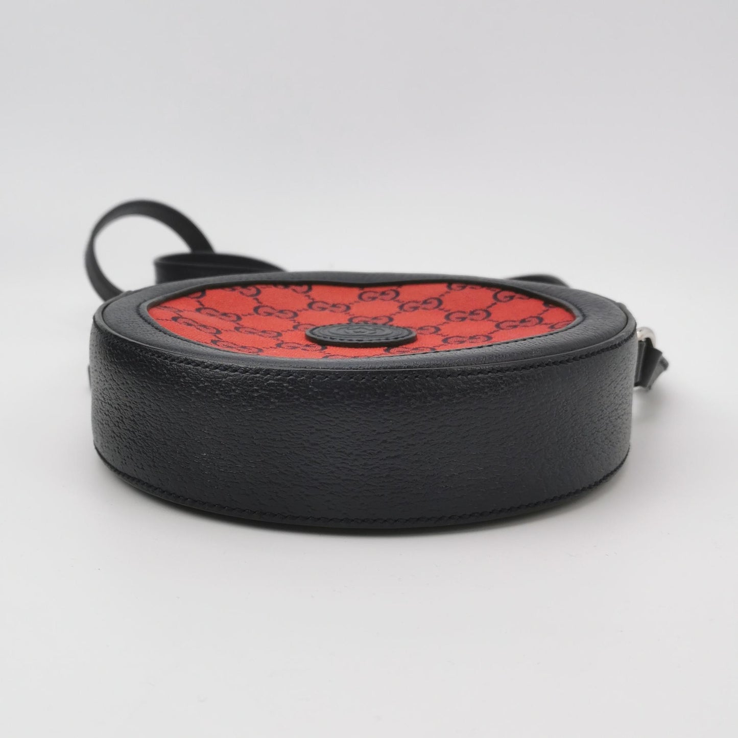 Gucci - 658825-2UZAN-5279 - GG Monogram canvas with pebbled leather trim - Red with black accents - (mini)