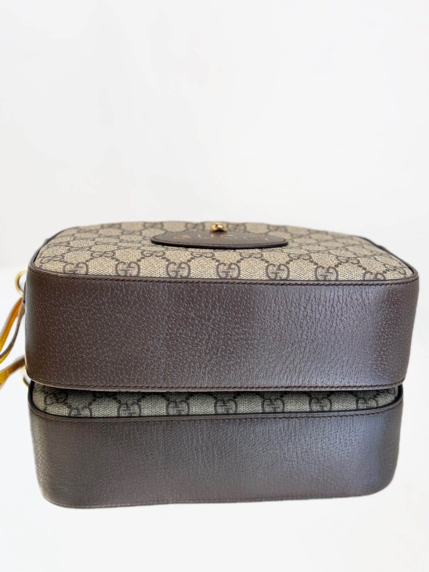 Gucci - Ophidia GG Supreme Camera Bag with Tiger Head - GG Supreme canvas with leather trim - Brown - (medium)