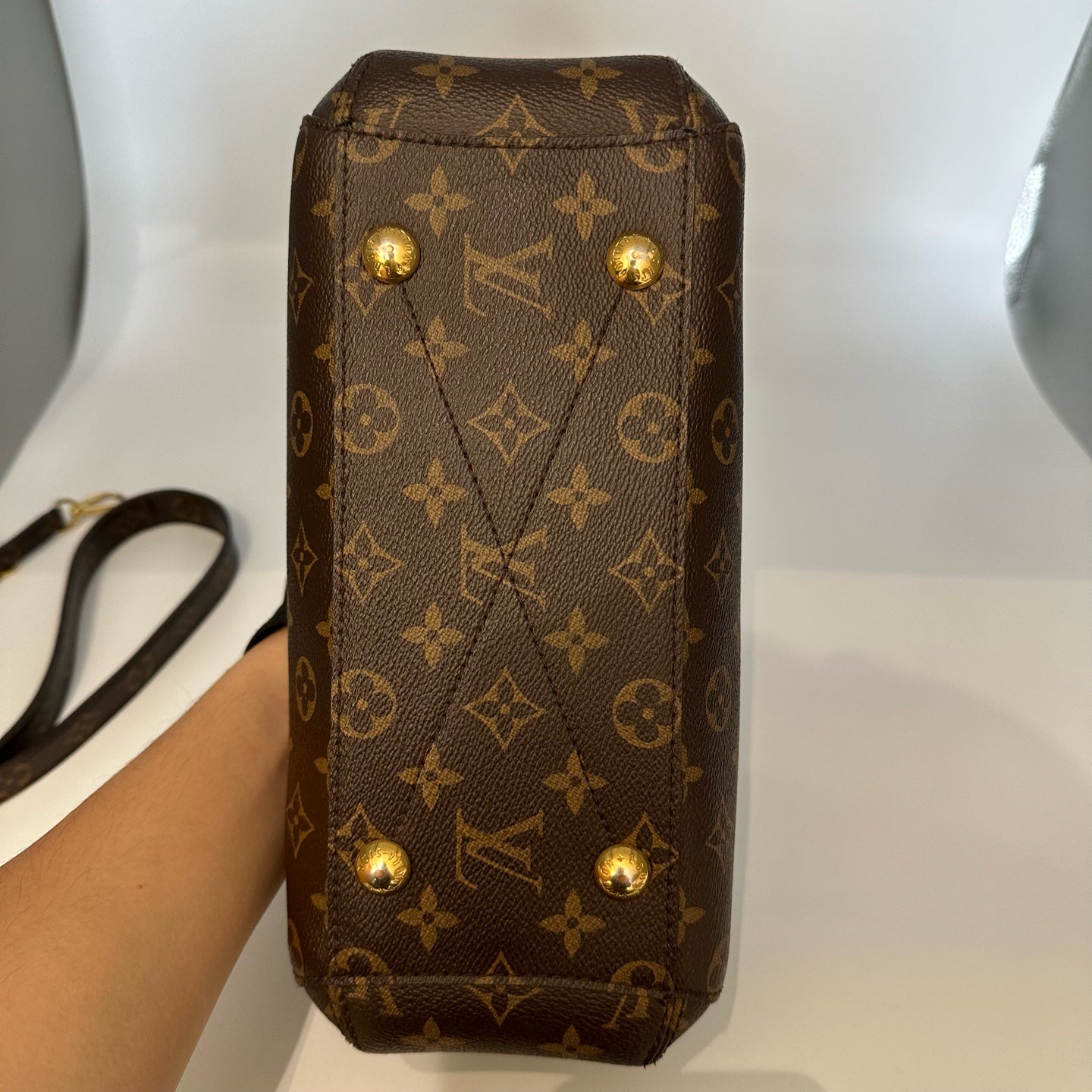 Louis Vuitton - Montaigne BB - Monogram coated canvas and Vachetta leather - Brown - (Small)