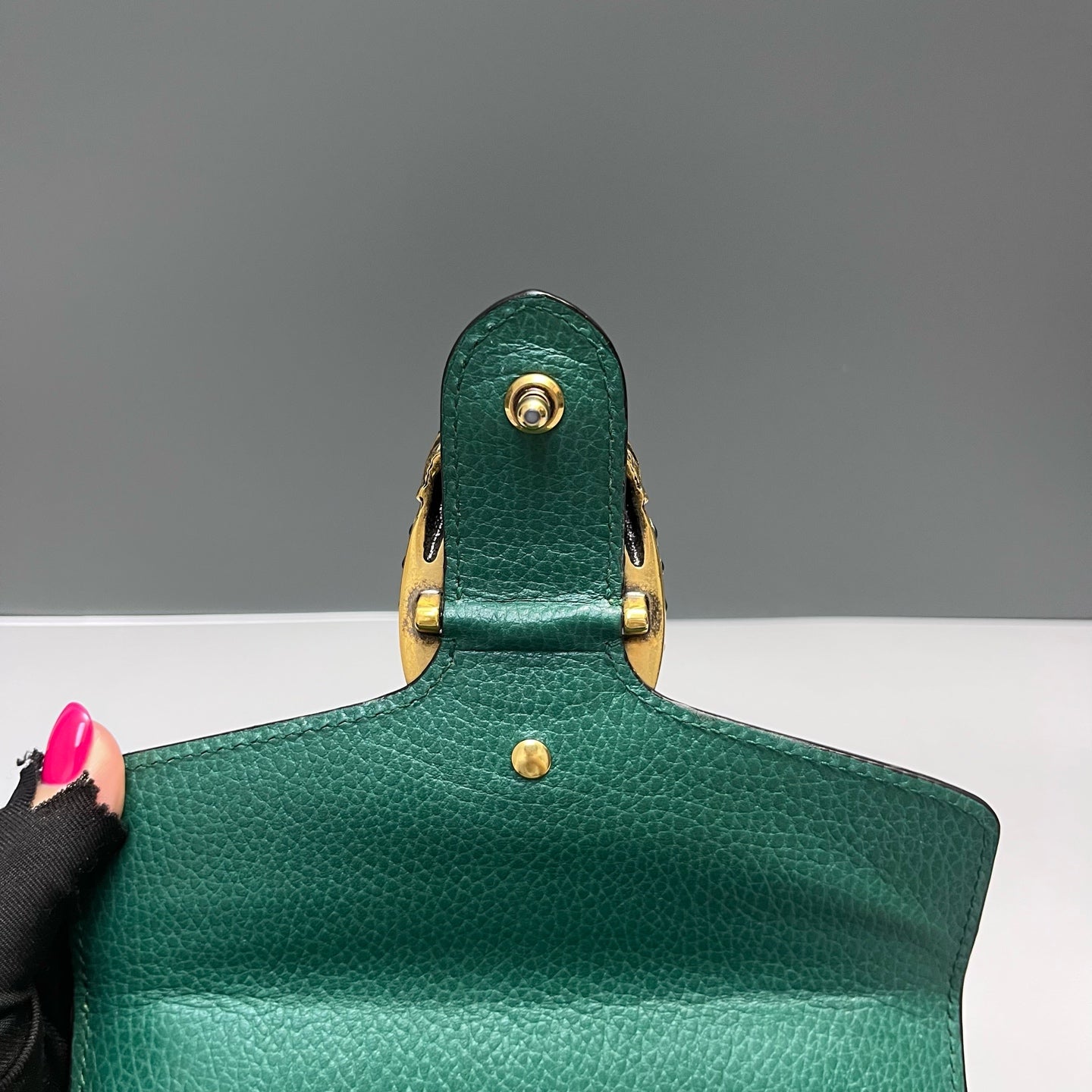 Gucci - Dionysus Mini Bag - Grained leather - Green - (Mini)