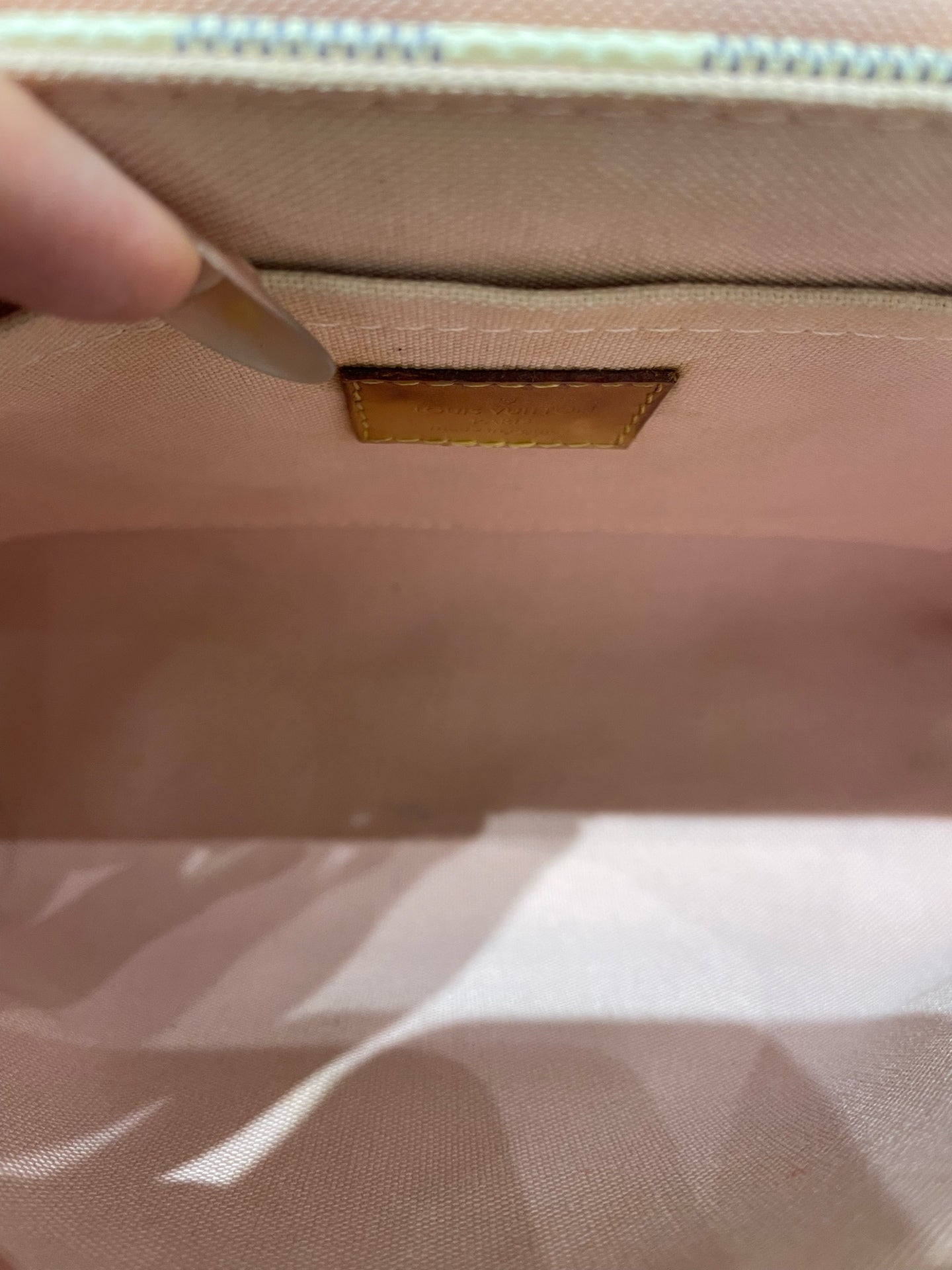 Louis Vuitton - Croisette - Damier Azur coated canvas with natural Vachetta leather trim - White - (Small)