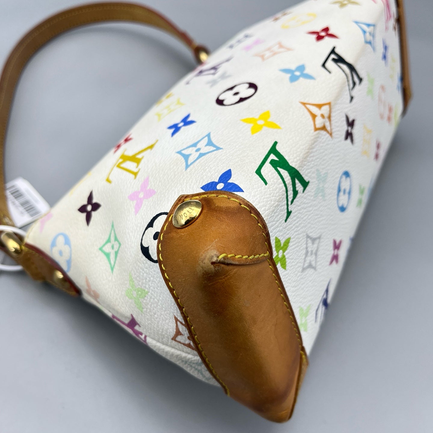 Louis Vuitton - Monogram Multicolore Shoulder Bag - Monogram Multicolore coated canvas with Vachetta leather trim - White, Multicolour - (medium)