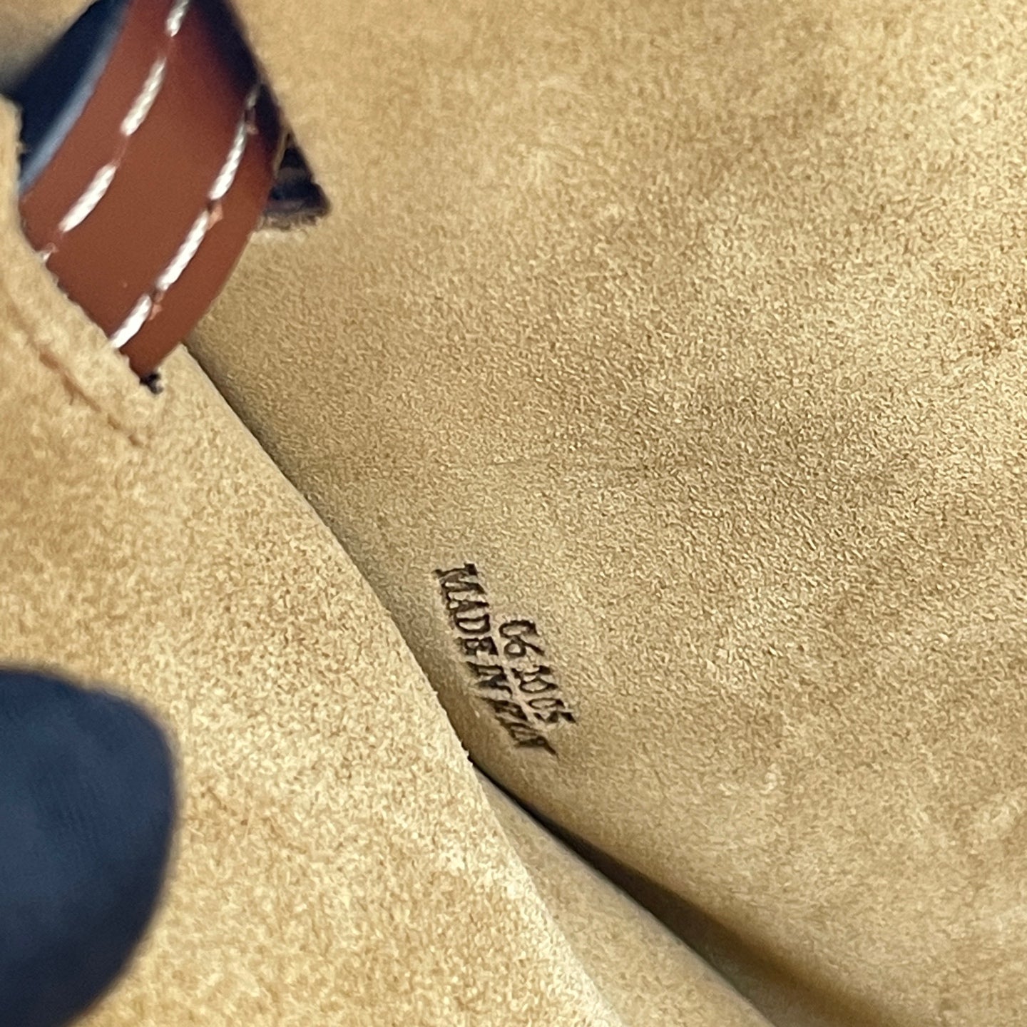 Loewe - Gate Top Handle Bag - Grained calfskin leather - Camel - (Medium)