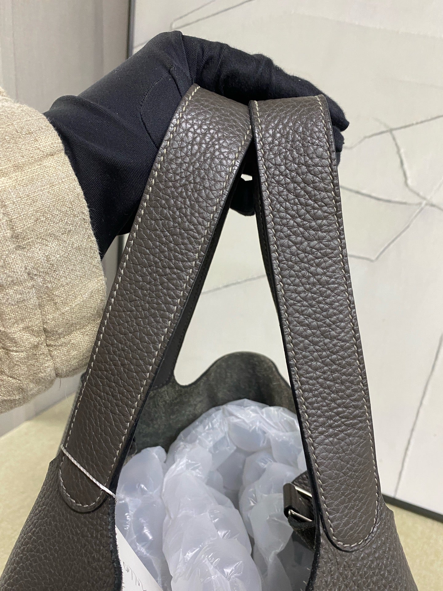 Hermès - Picotin Lock 26 - Taurillon Clemence leather - Cumulus Grey - (Medium)