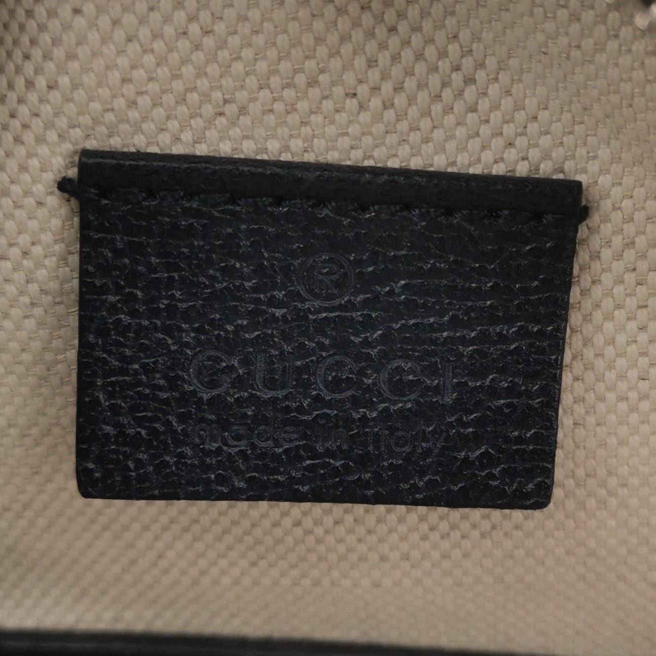 Gucci - 658825-2UZAN-5279 - GG Monogram canvas with pebbled leather trim - Red with black accents - (mini)